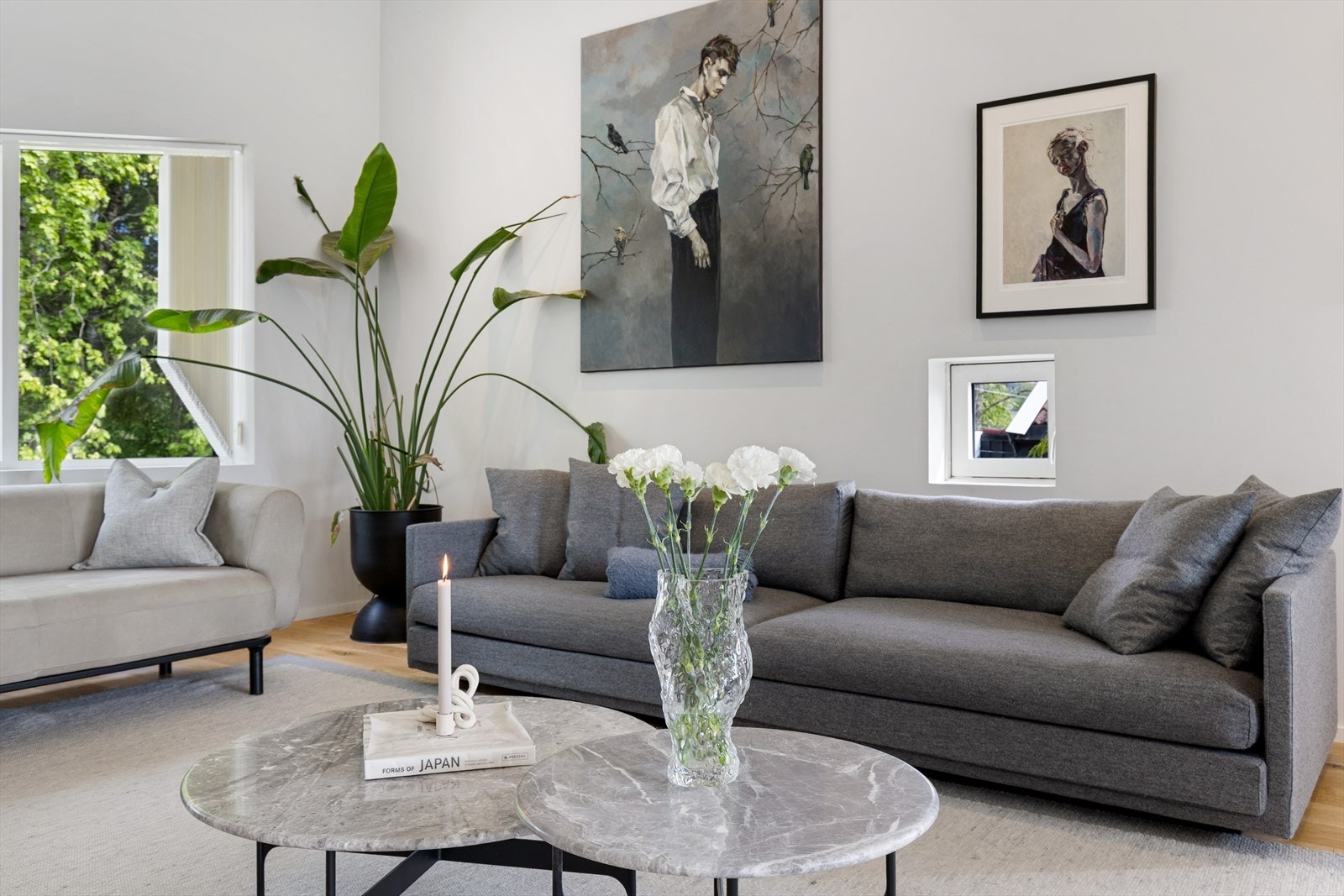 Materialvalg i hele boligen er nøye utvalgt og av topp kvalitet. Galleribilde