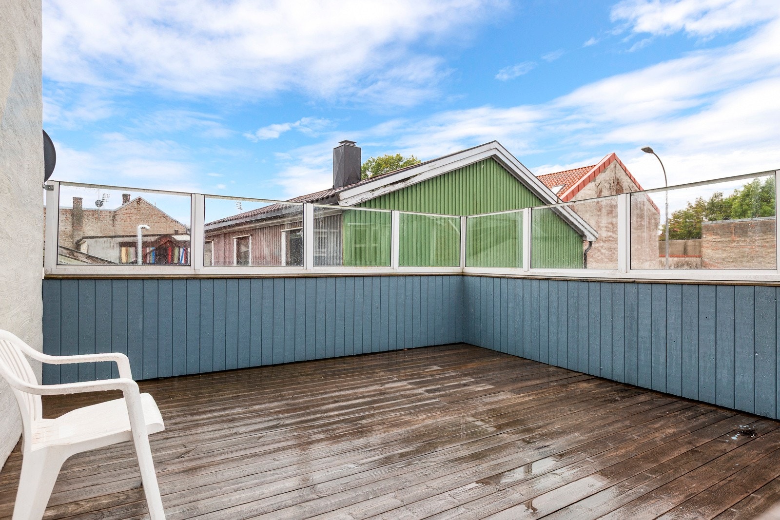 Takterrasse for hyggelige sommerdager Galleribilde