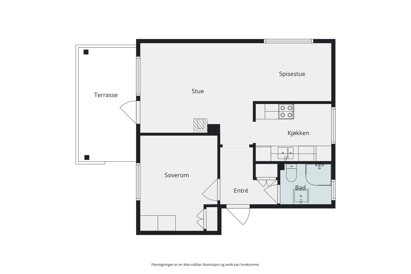 Plantegning Galleribilde
