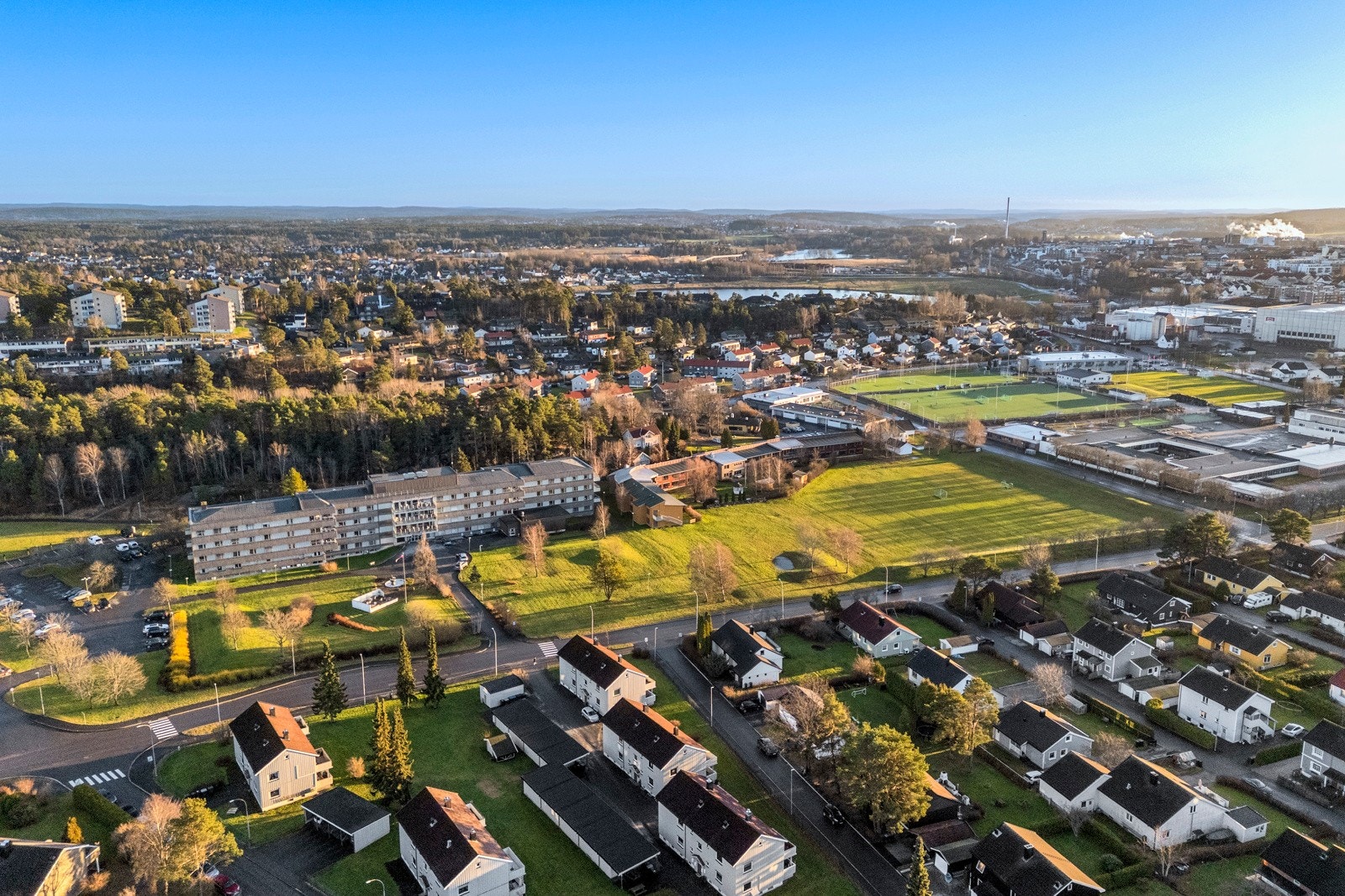 Dronefoto Galleribilde