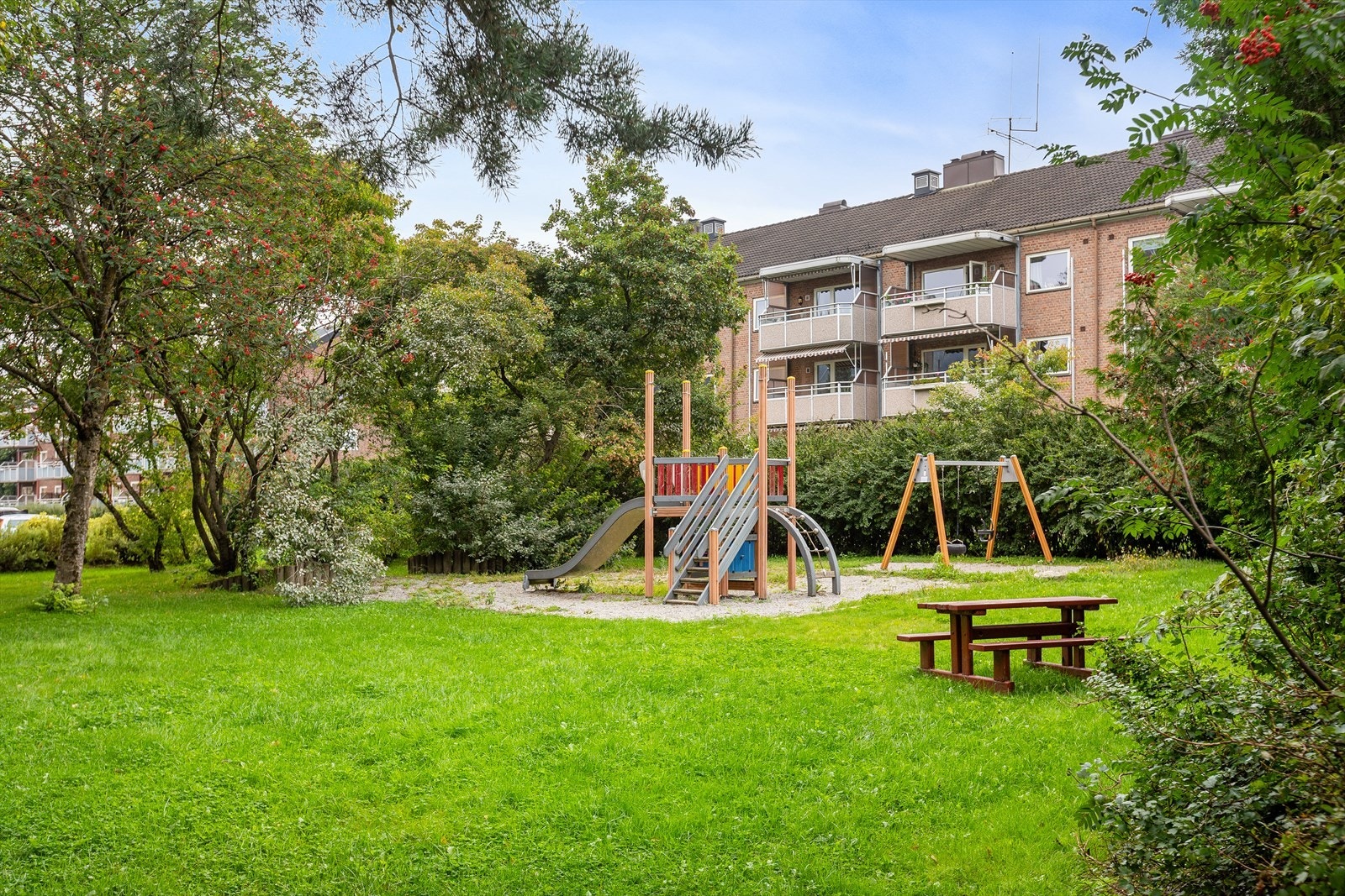 Flotte felles uteområder rett ved blokka. Galleribilde