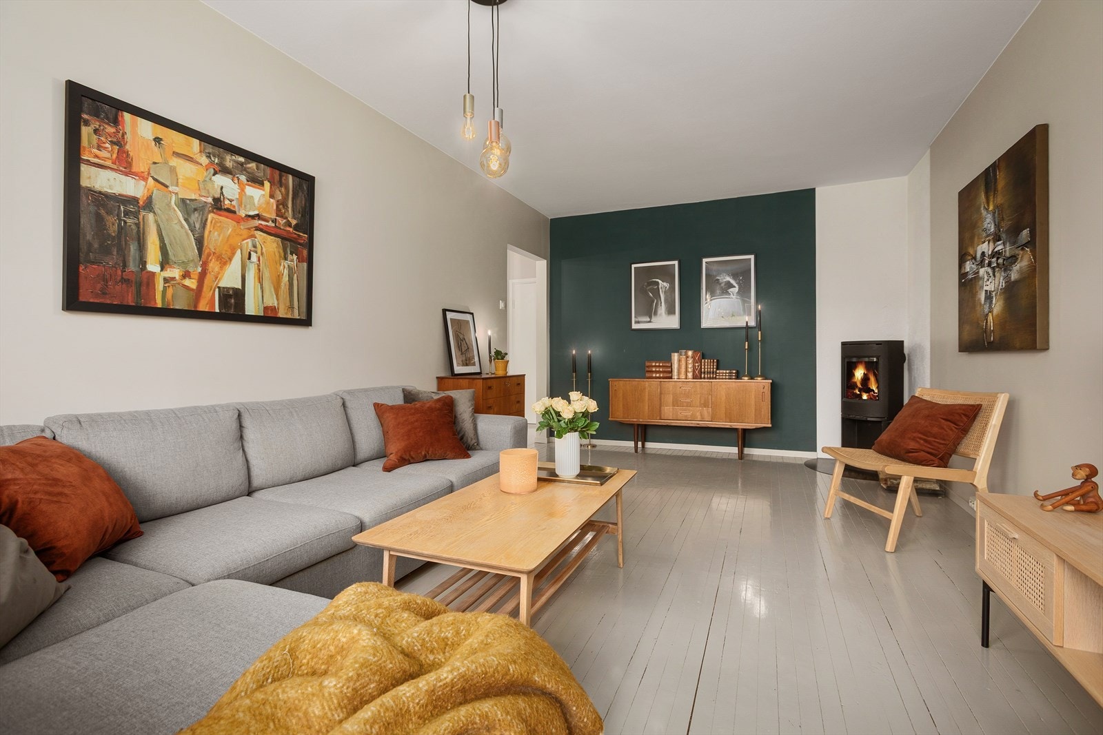 De flotte originale tregulvene er bevart Galleribilde