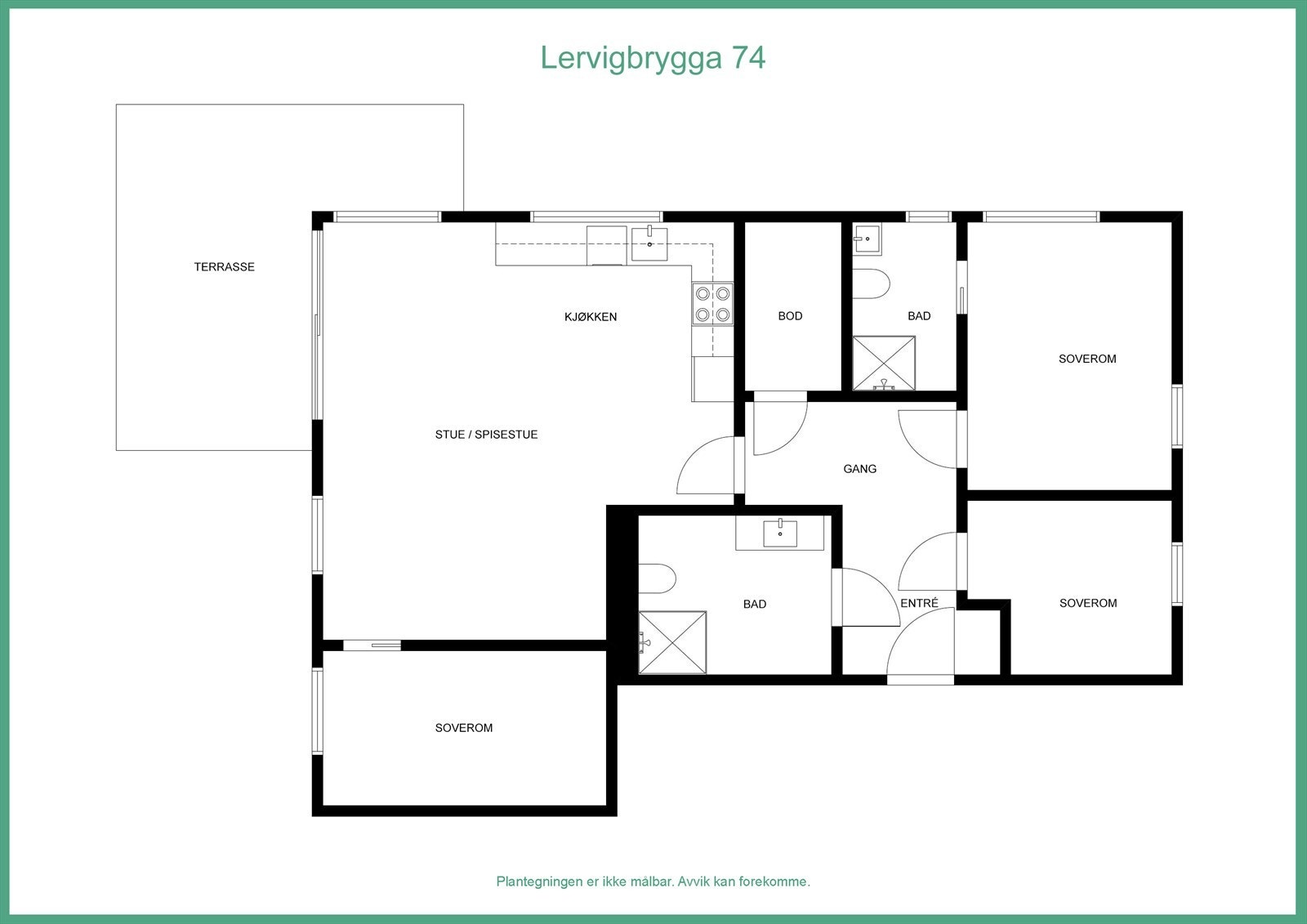 Plantegning Galleribilde