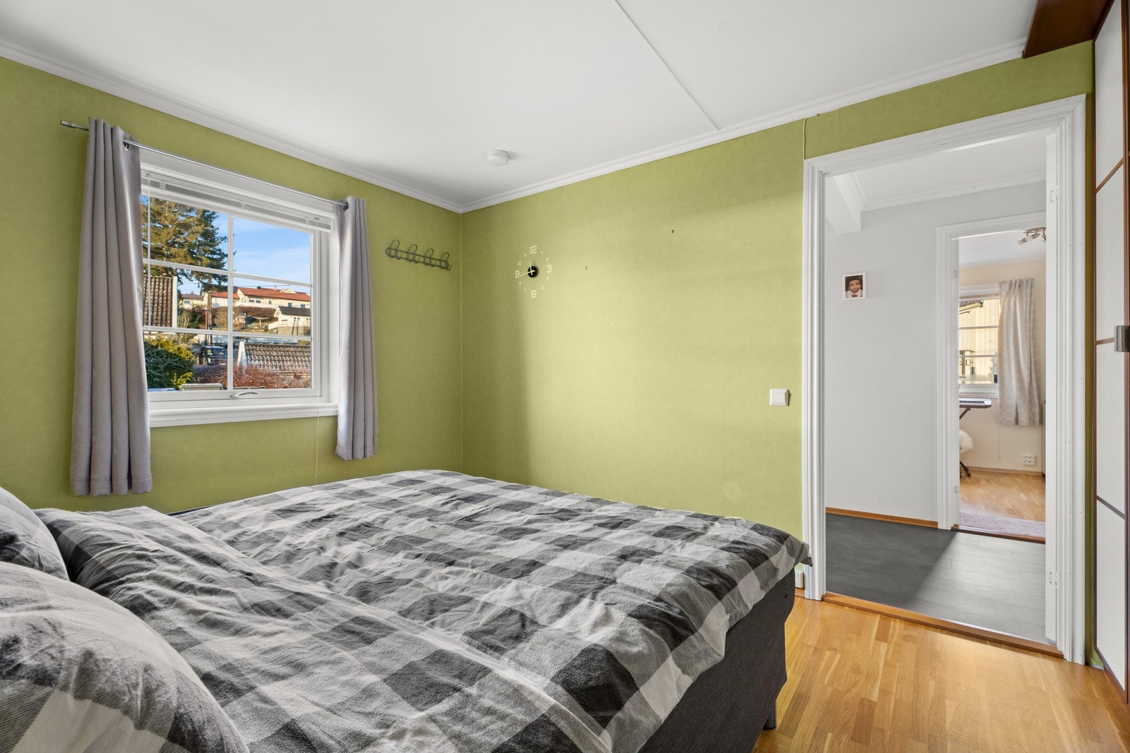 Slette vegger gir enkel adgang til forandring som du måtte ønske. Galleribilde