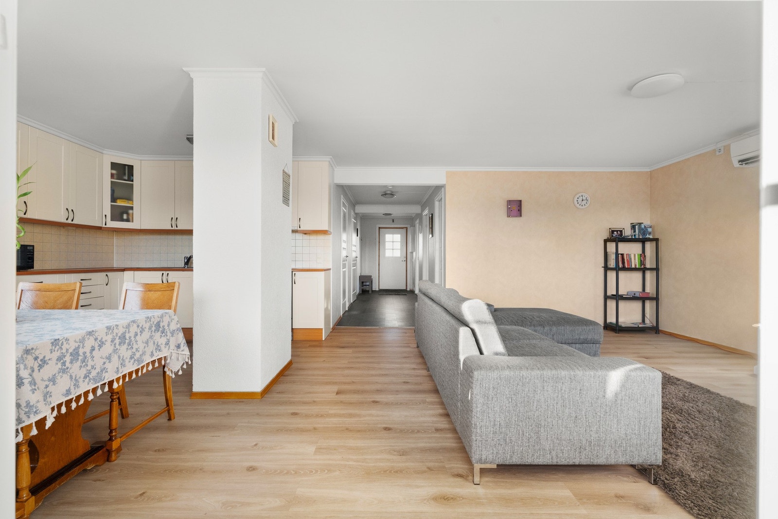 Leiligheten har en smart planløsning. Galleribilde