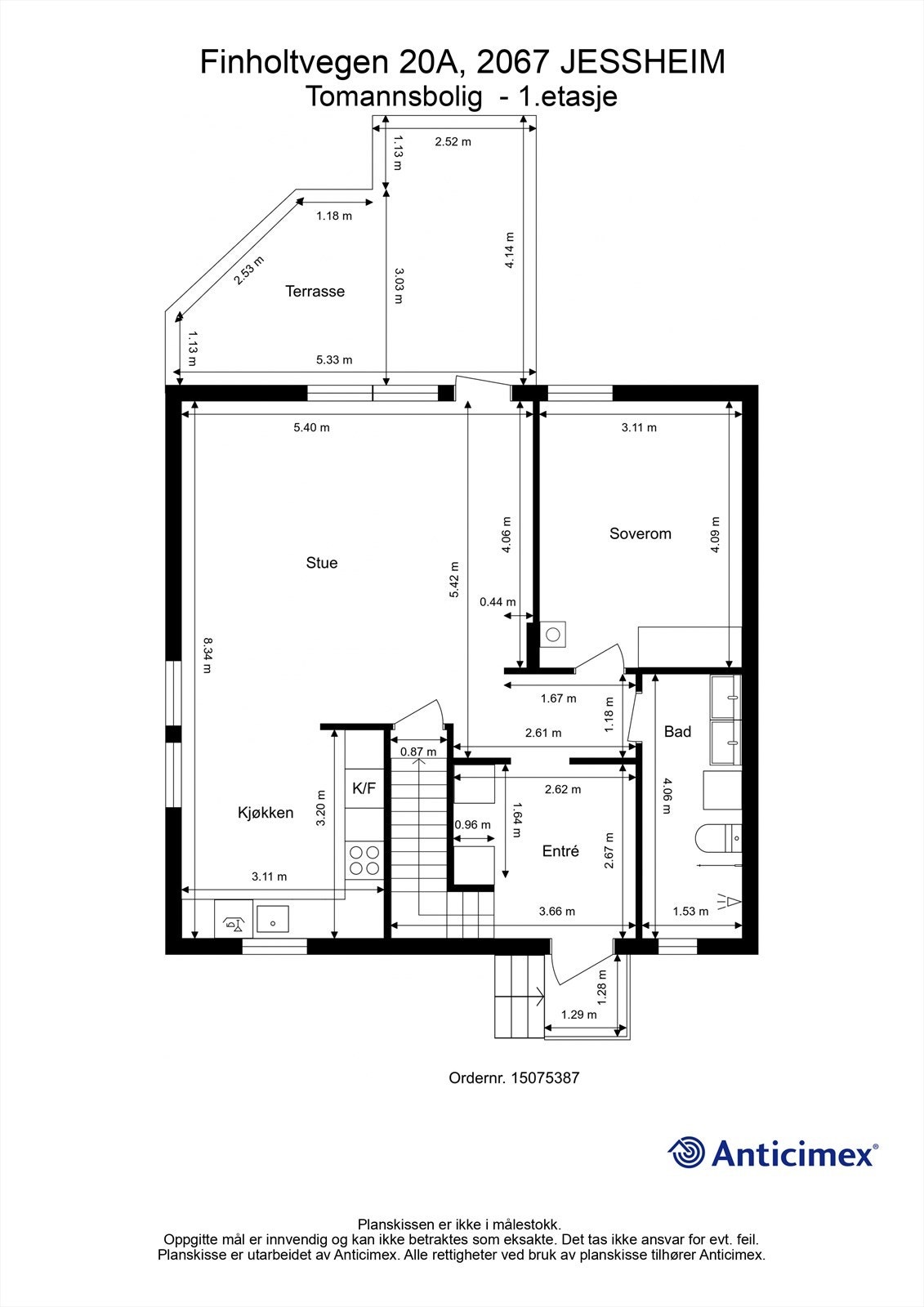 Plantegning 1.etasje. Galleribilde