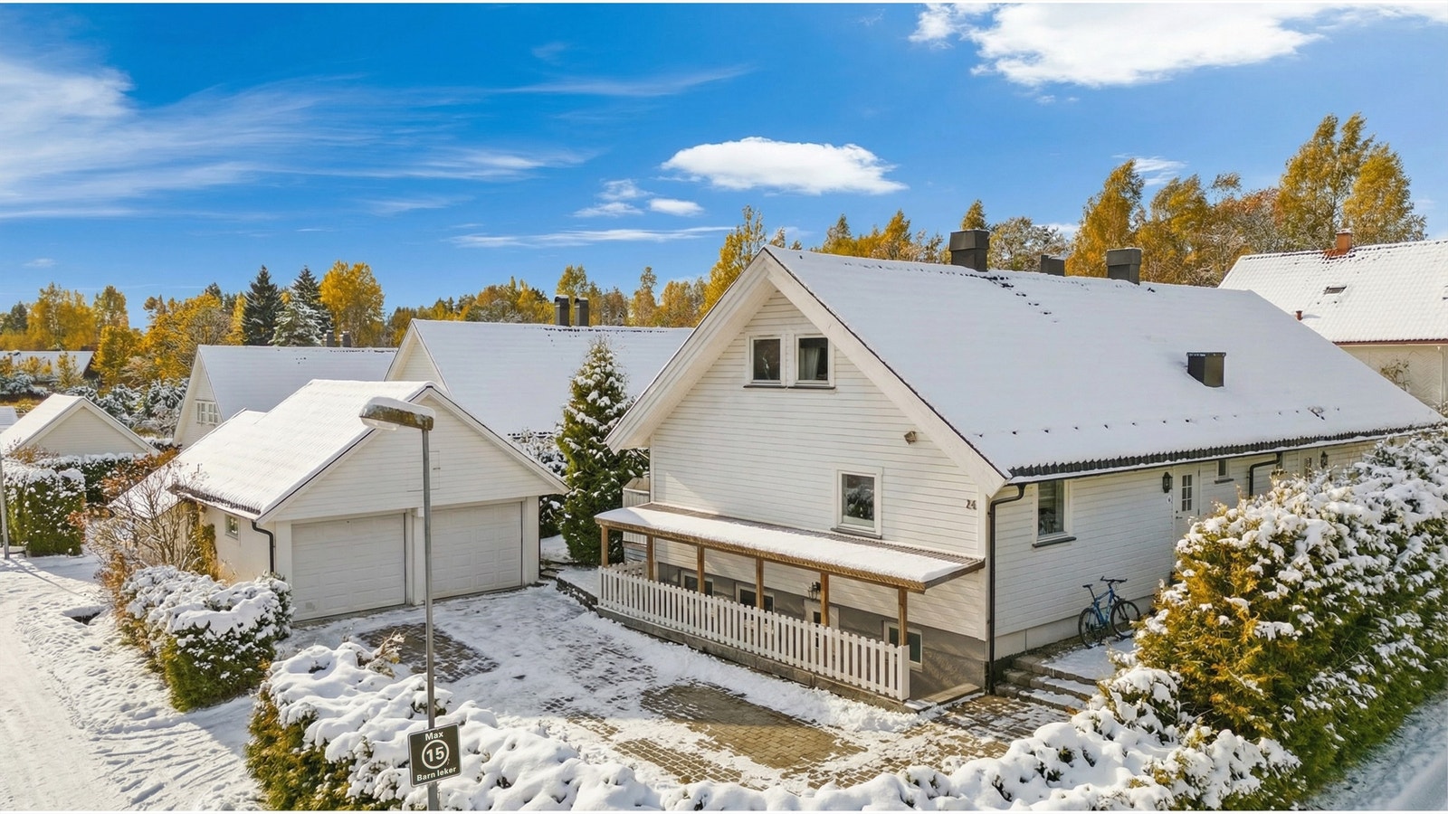 Velkommen til Finholtvegen 20A. ( Bilder: Morten Eriksen. Bildet er digitalt redigert) Galleribilde