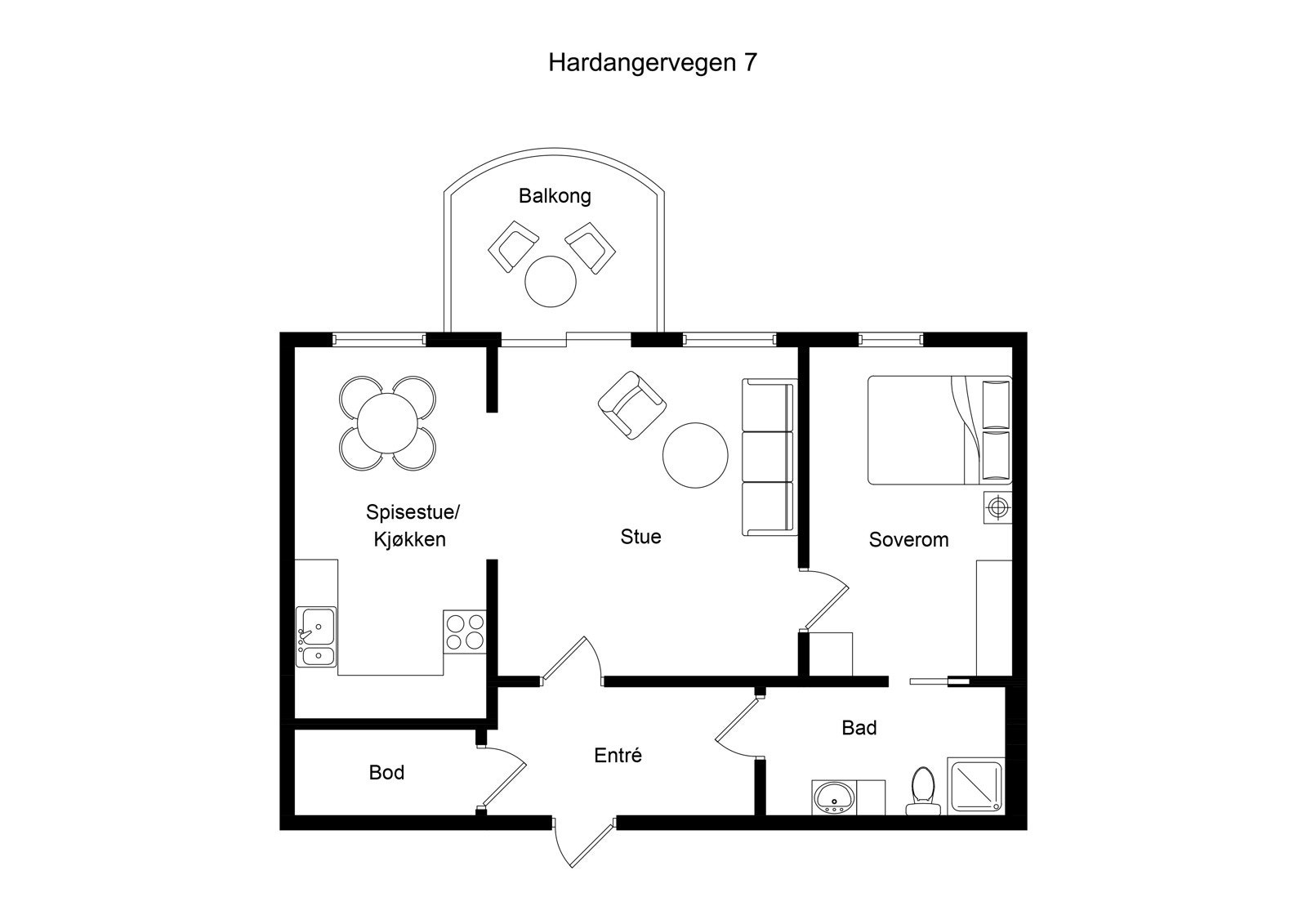 Planskisse Galleribilde