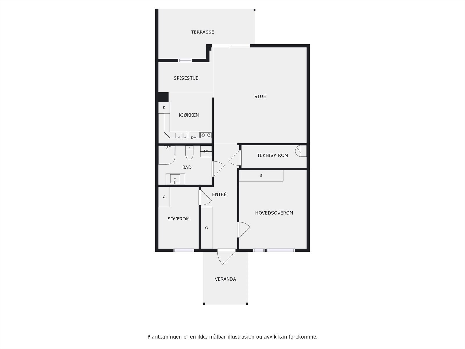 Planskisse. Galleribilde