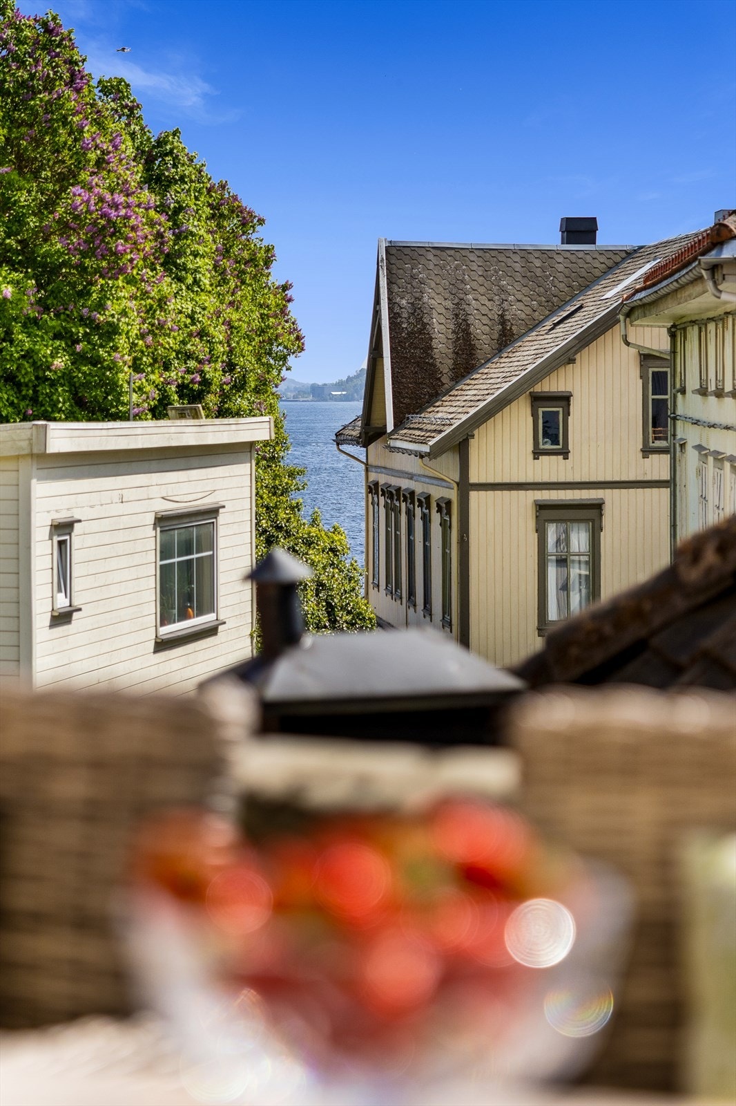 Sjøutsikt fra takterrassen. Galleribilde