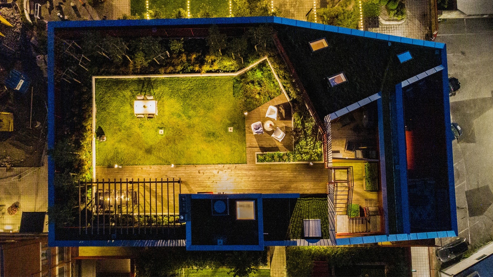 Sett ovenfra Galleribilde