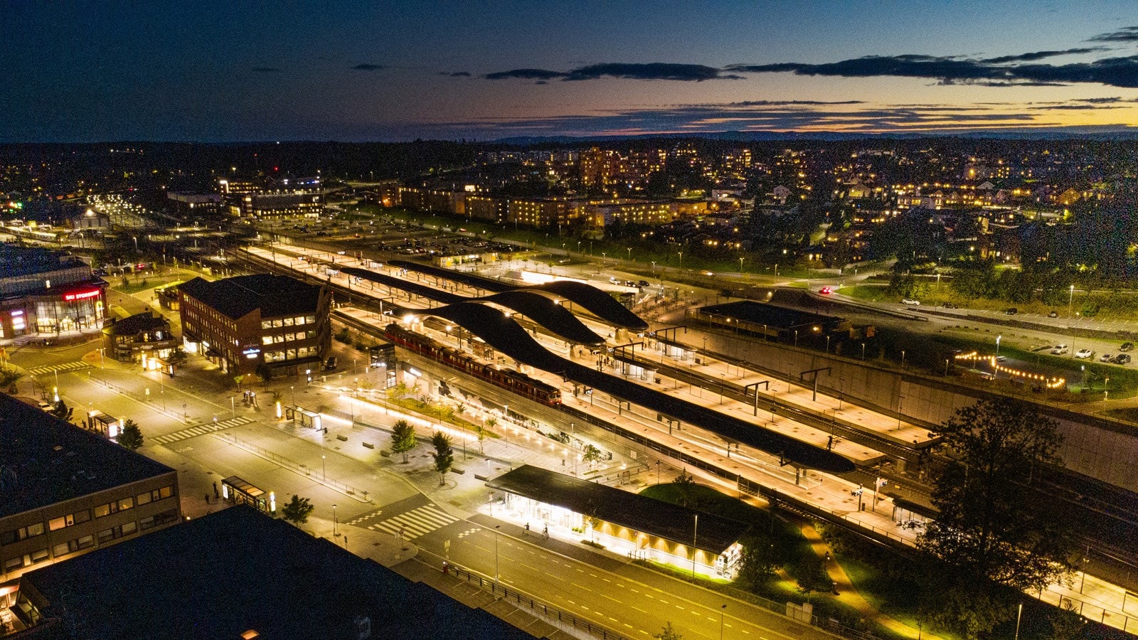 Ski stasjon Galleribilde