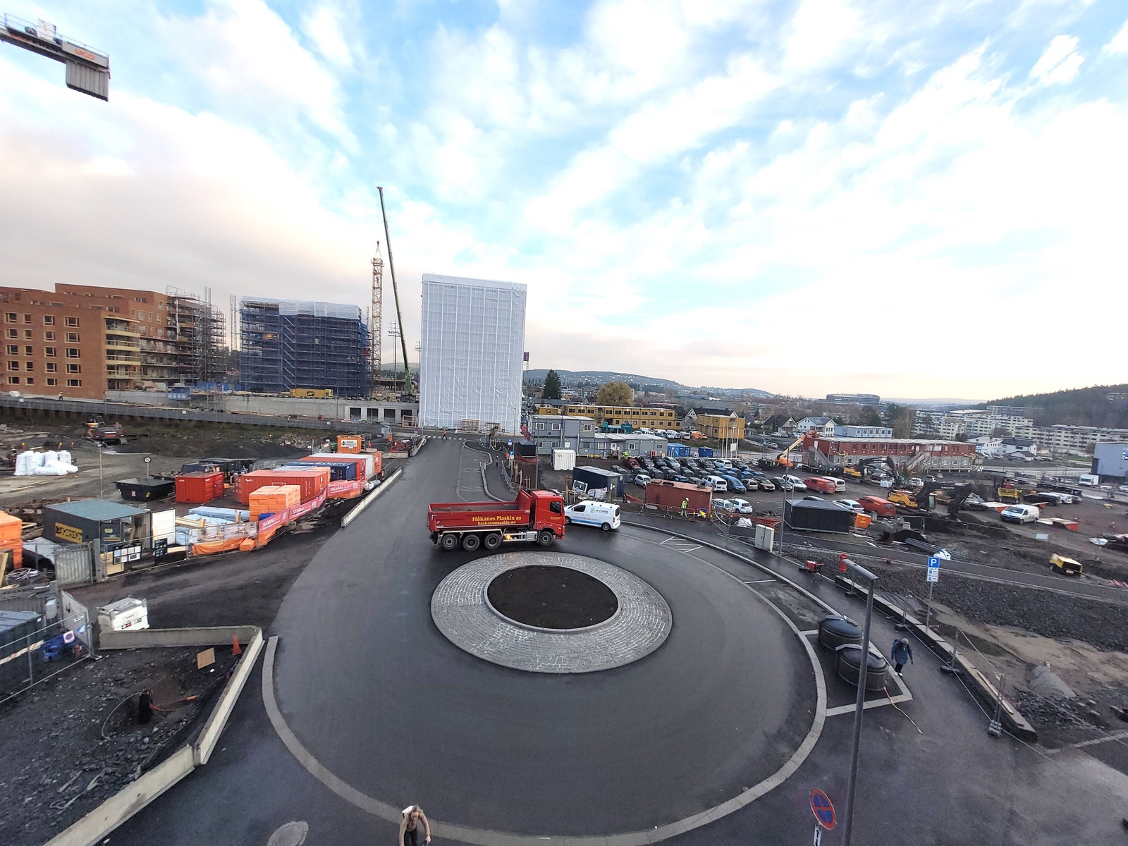 Utsikt fra balkong. Galleribilde