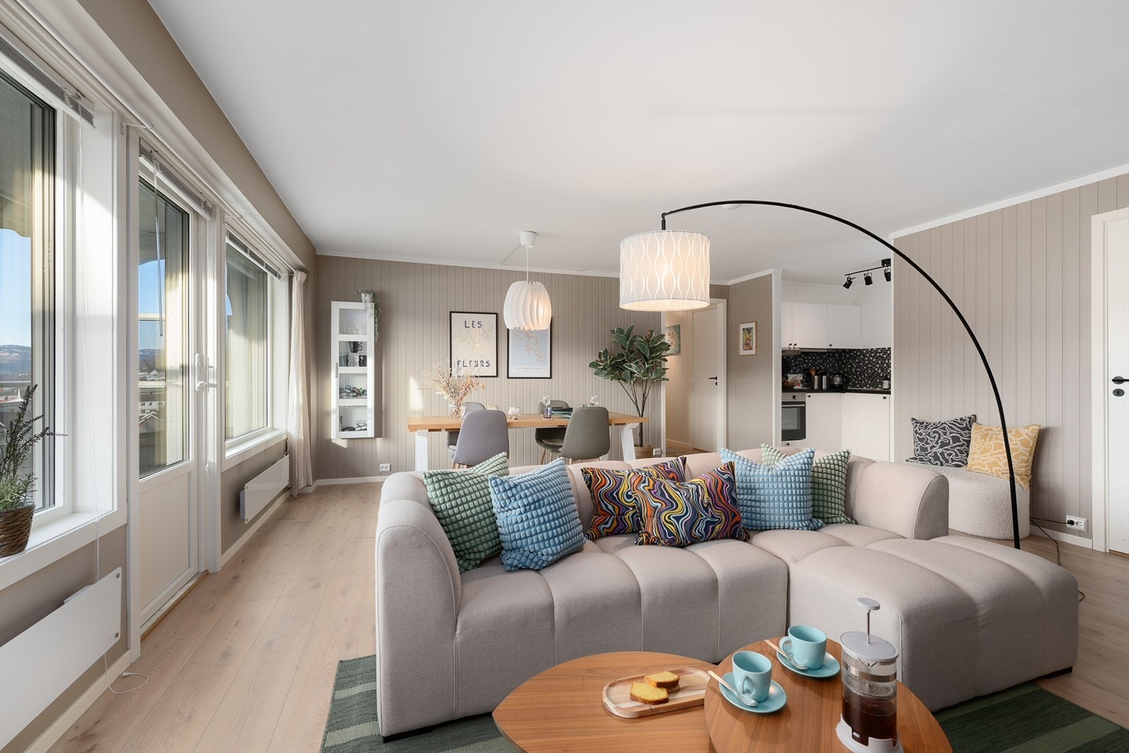 Leiligheten har en fin og praktisk planløsning. Galleribilde