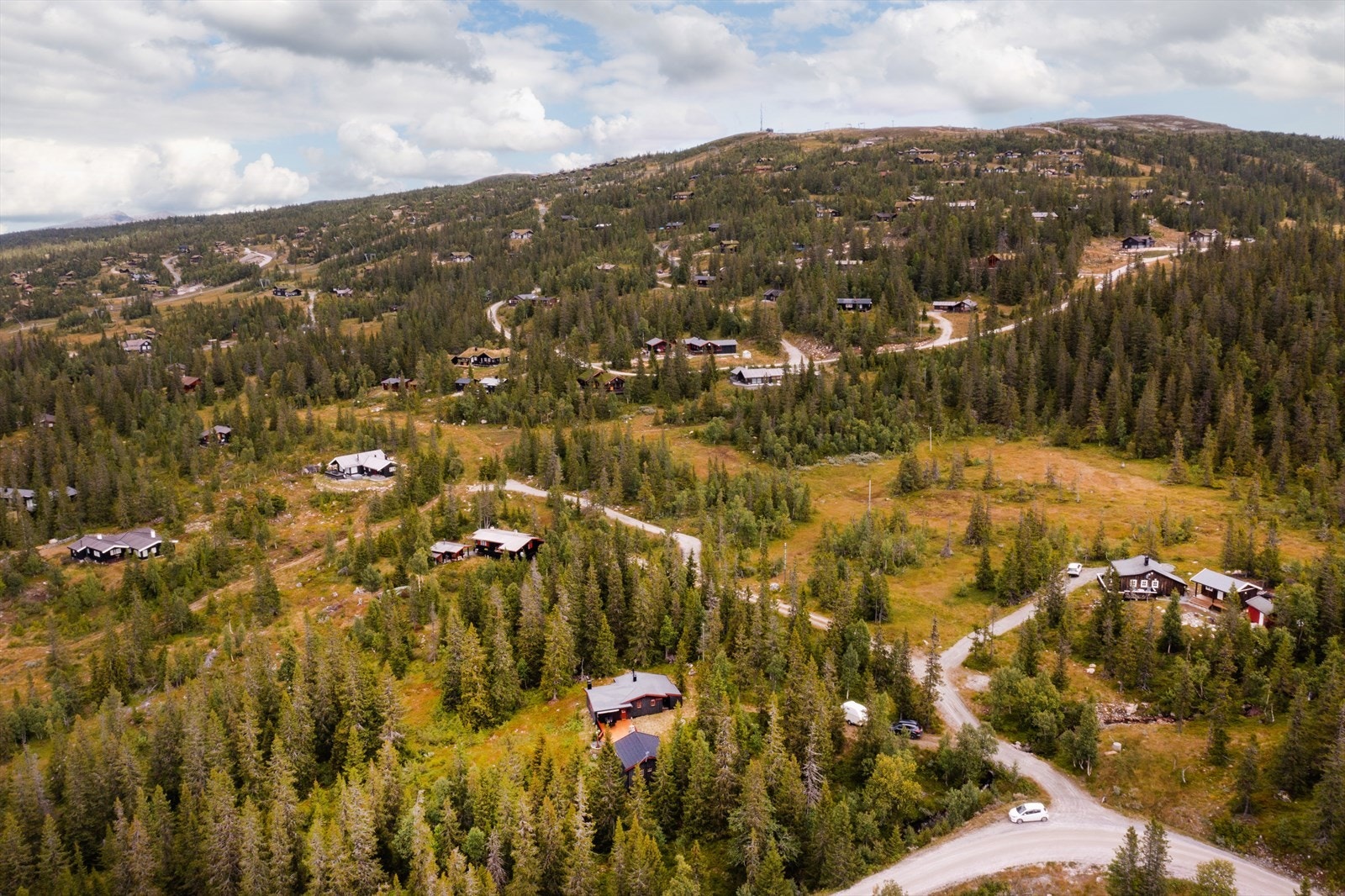 Skiløype og alpinbakke i umiddelbar nærhet. Galleribilde