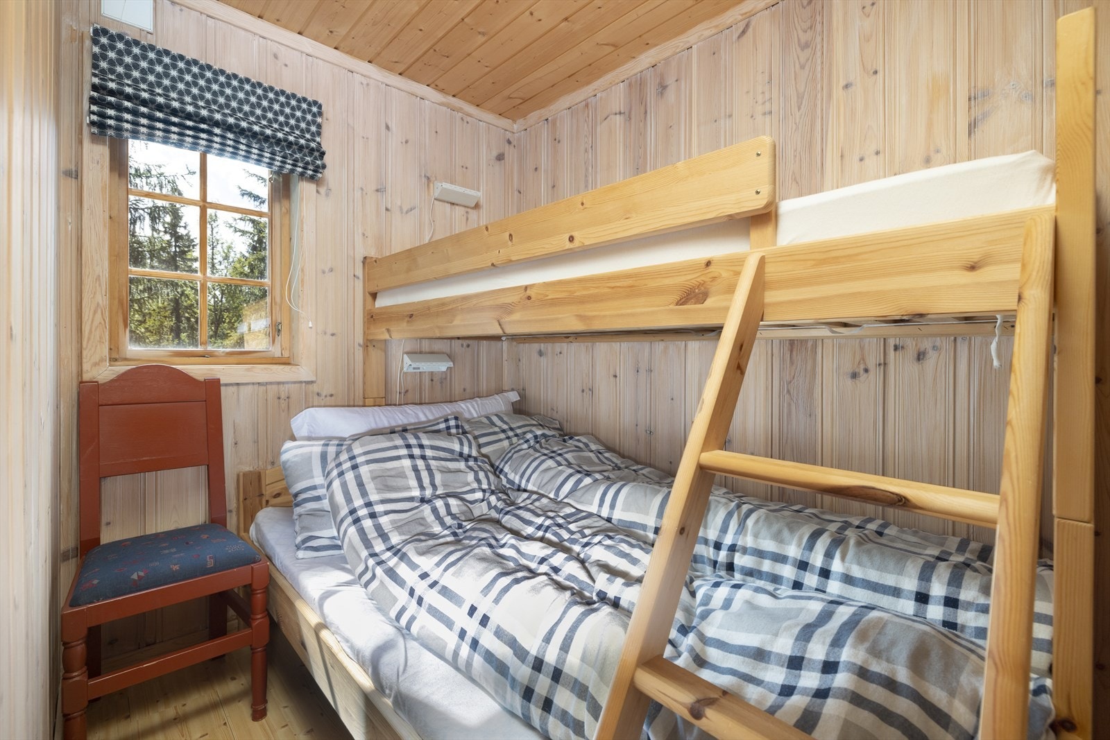 Det er 2 innredete rom i frittstående bygg. Galleribilde