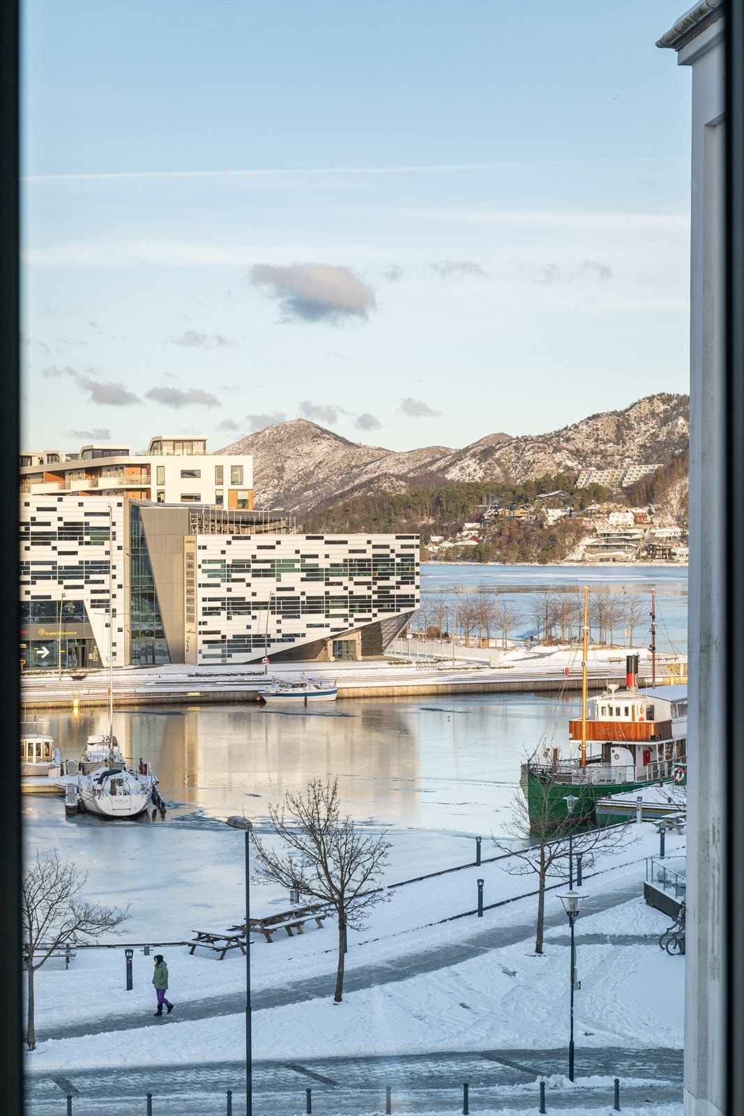 Utsikt fra soveromsvinduet. Galleribilde