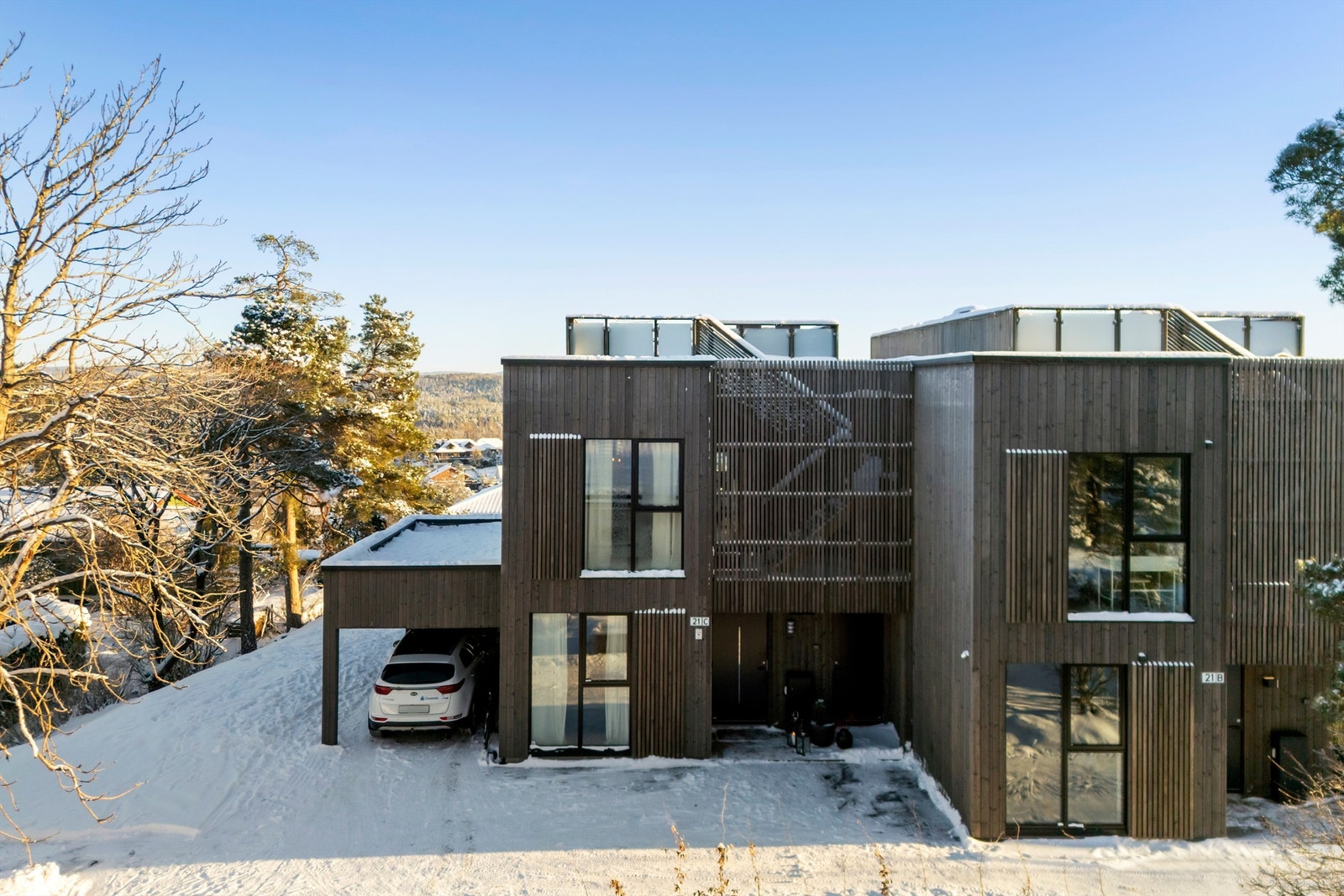 Her har du skjermet beliggenhet med en rolig og trafikksikker gårdsplass Galleribilde