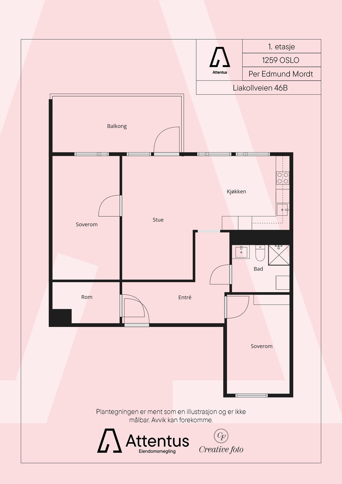 Plantegning Galleribilde