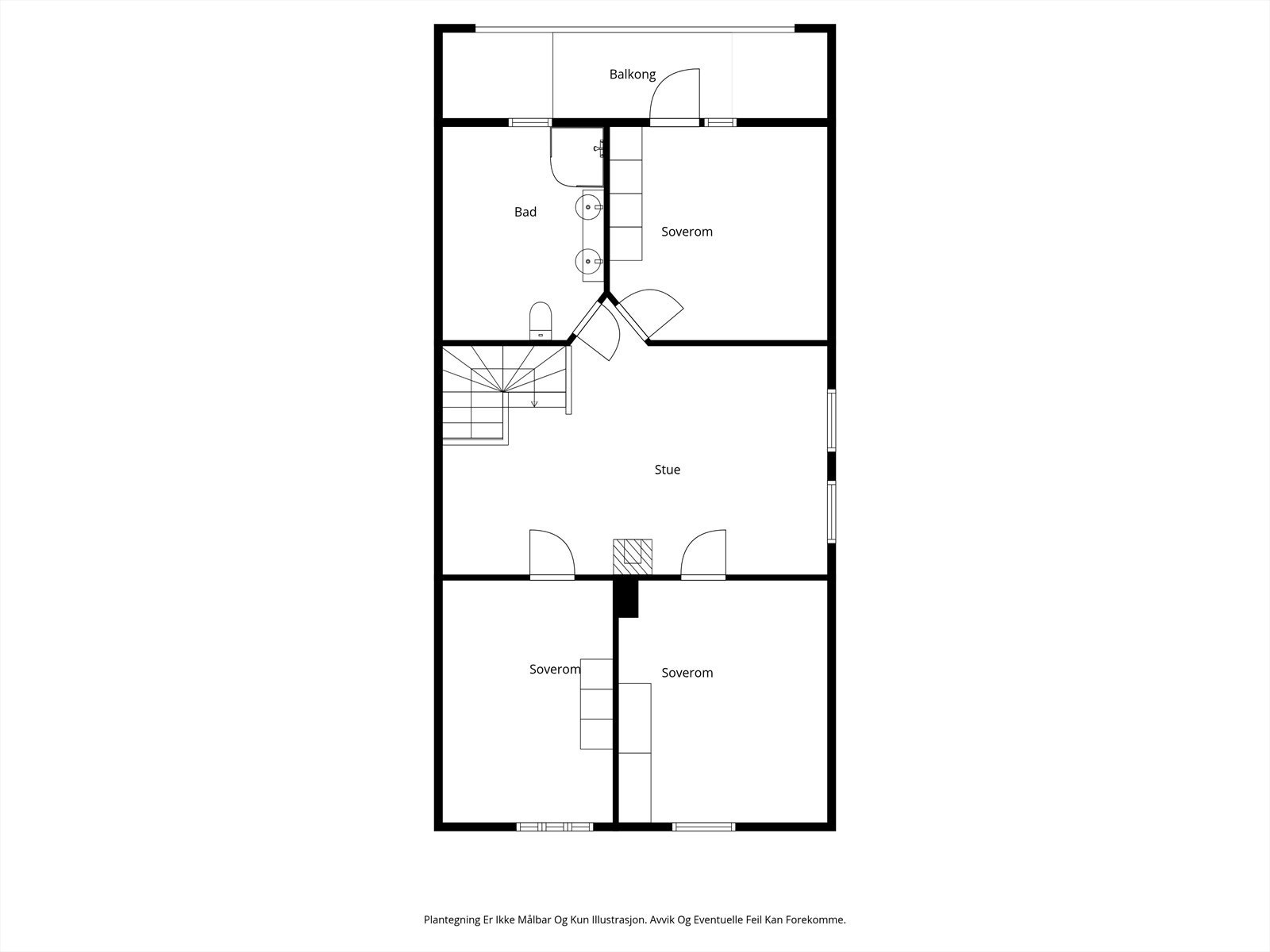 Plantegning 2. etasje Galleribilde