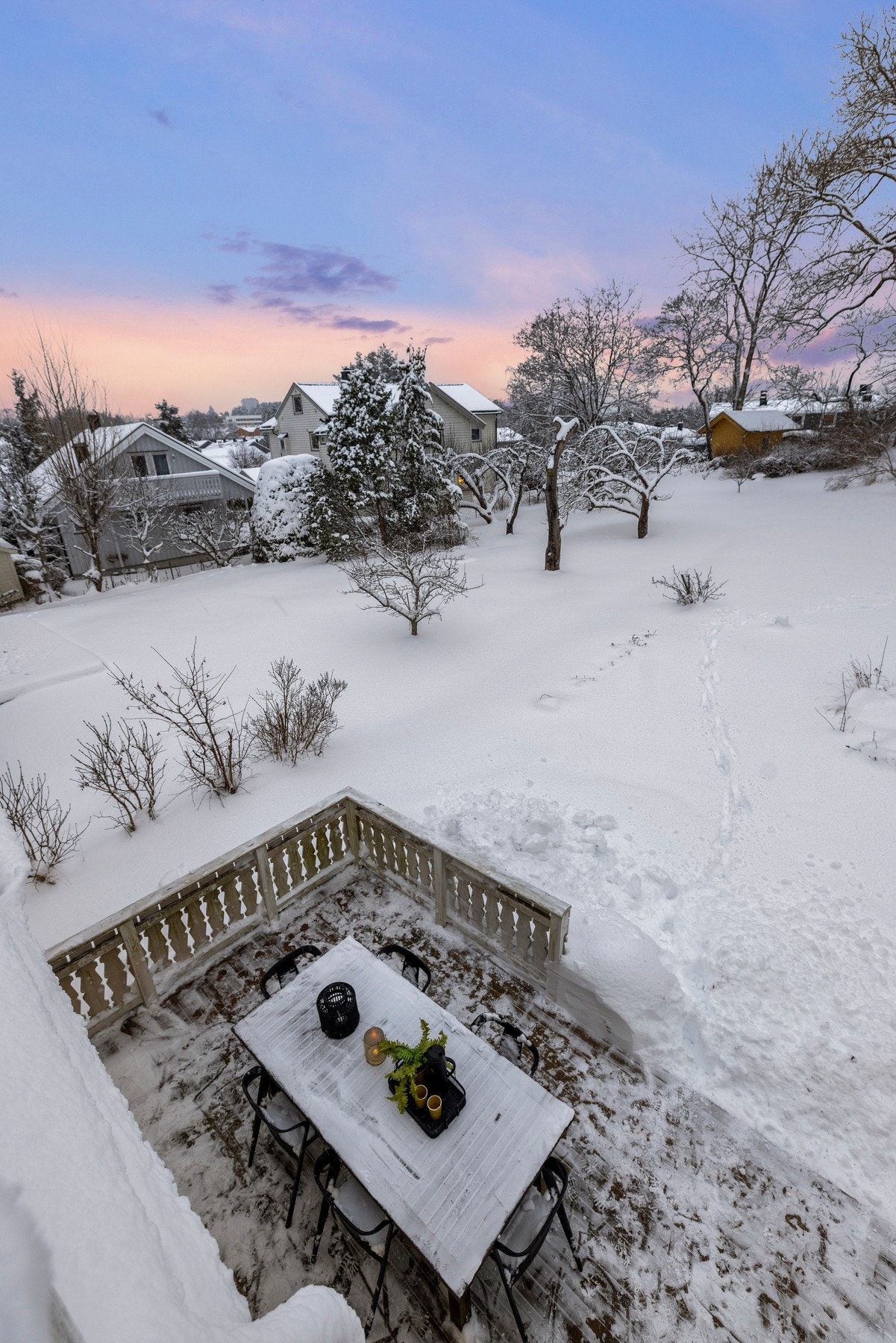 Utsikt fra balkongen i 2. etasje Galleribilde