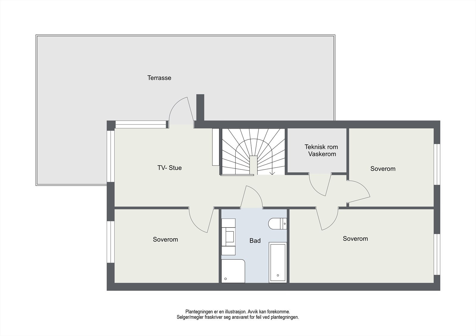 Planskisse 2. etasje. Galleribilde