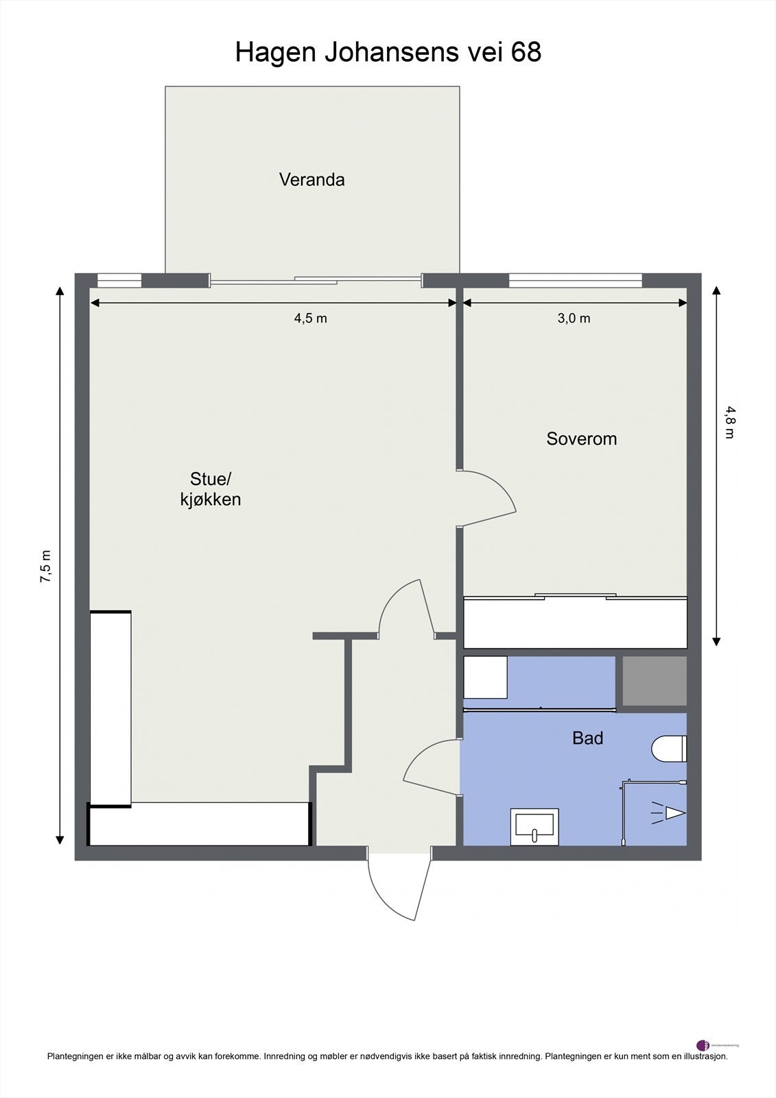 Plantegning Galleribilde