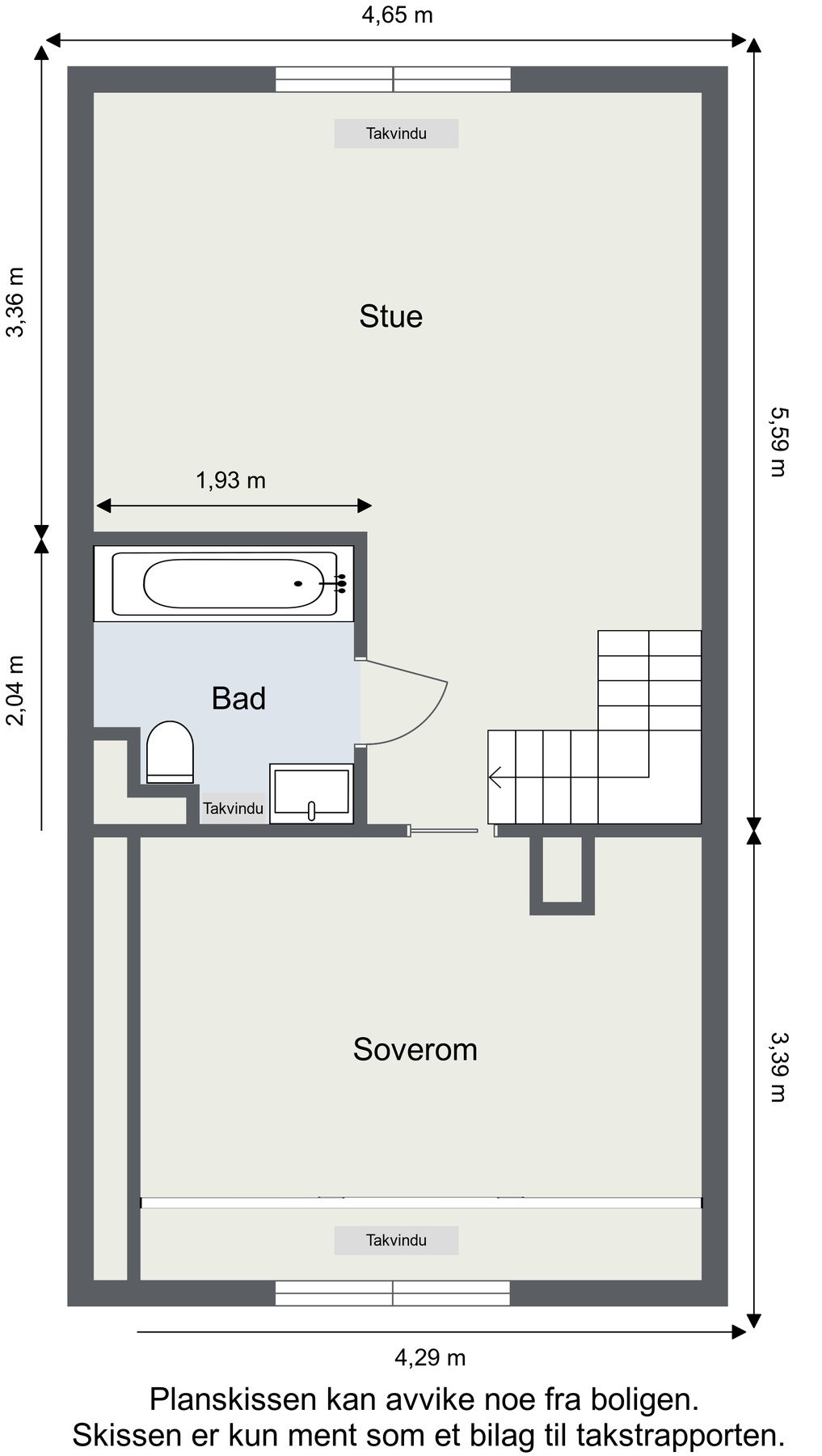 Planskisse 3.etasje. Galleribilde