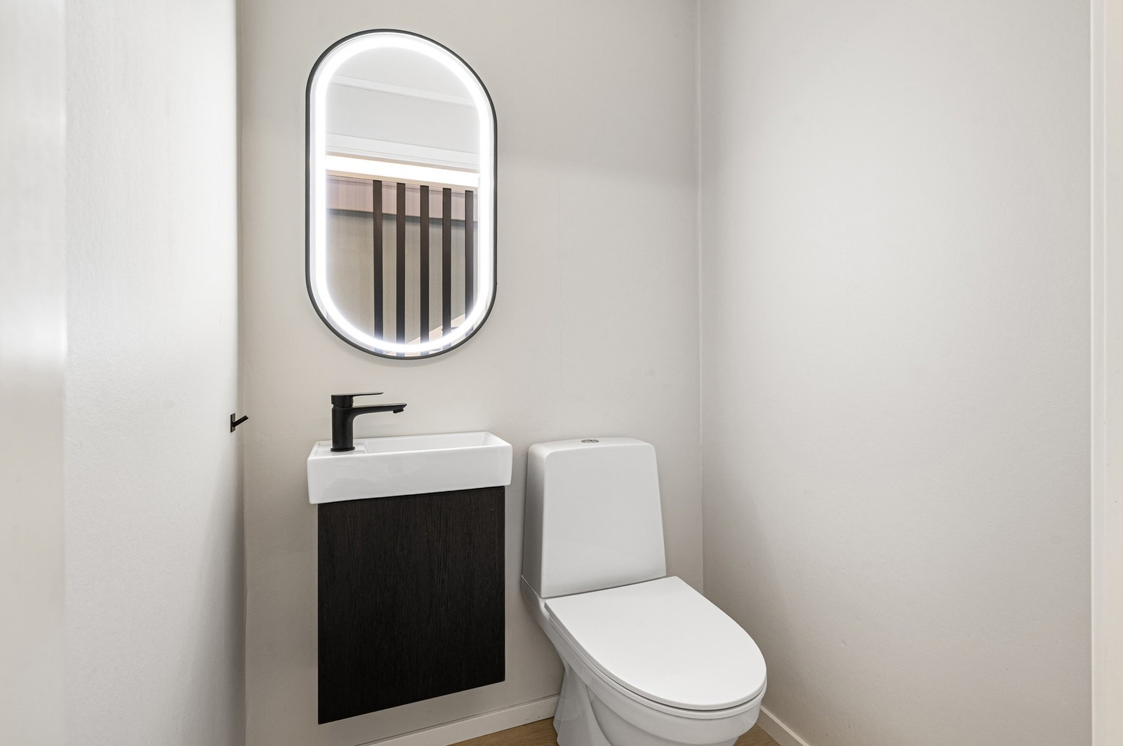 Lekkert toalettrom som ble pusset opp i 2024. Galleribilde