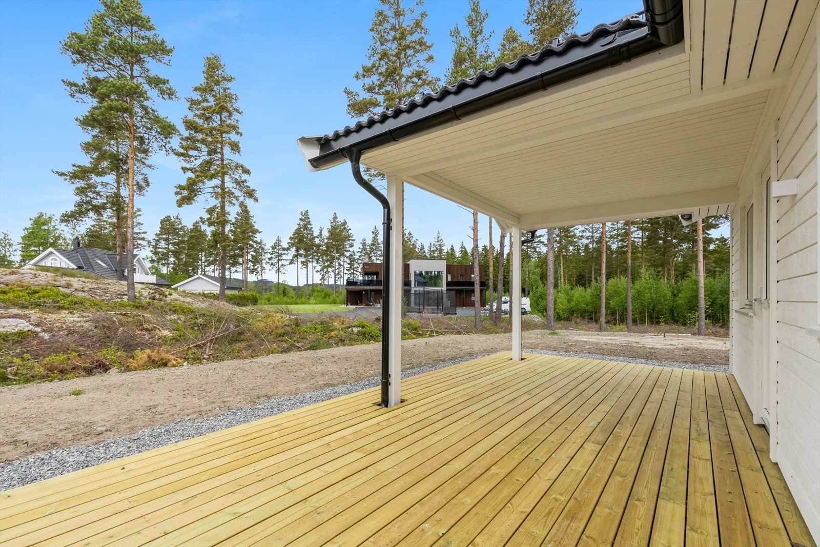 Terrasse på hele 26 kvm Galleribilde