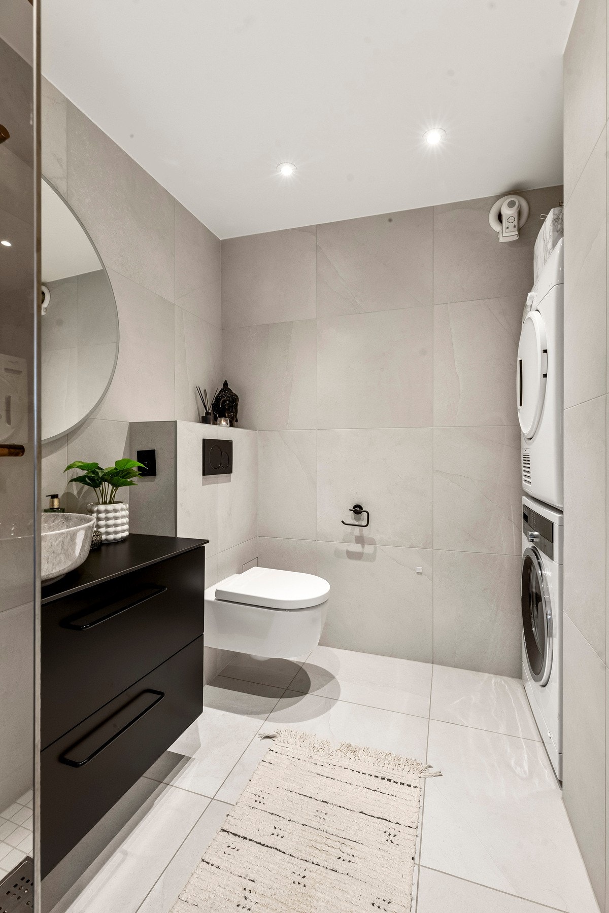 Badet fungerer også utmerket som vaskerom Galleribilde