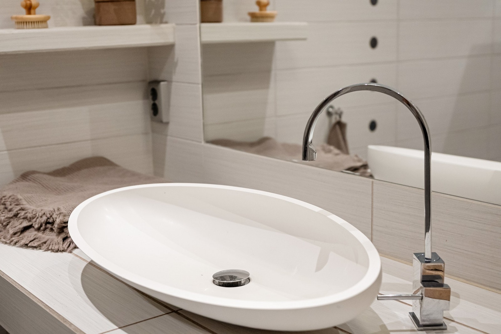 Lekker servant med blandebatteri. Galleribilde