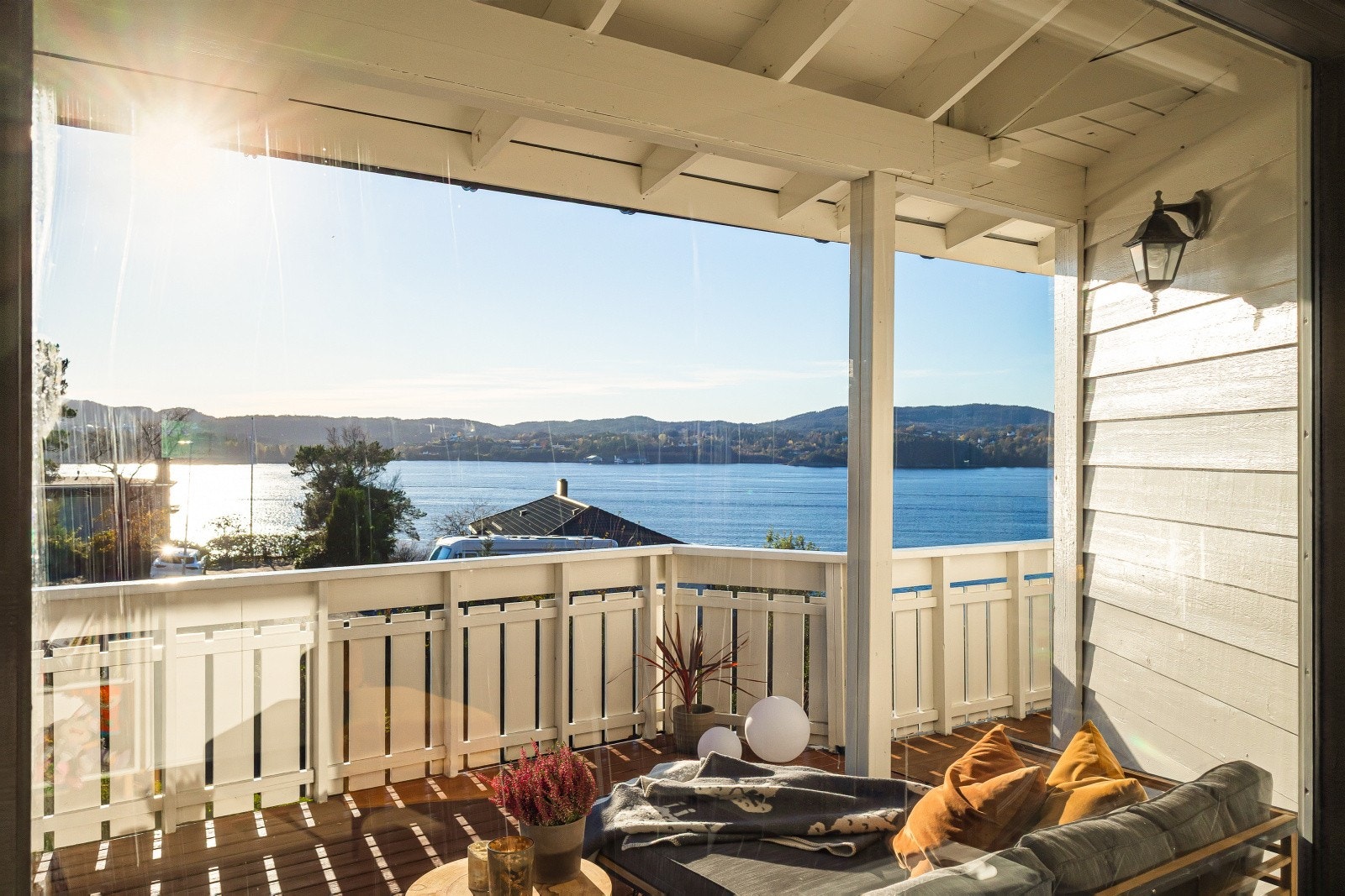 Flott utsikt også fra stuevinduet. Galleribilde