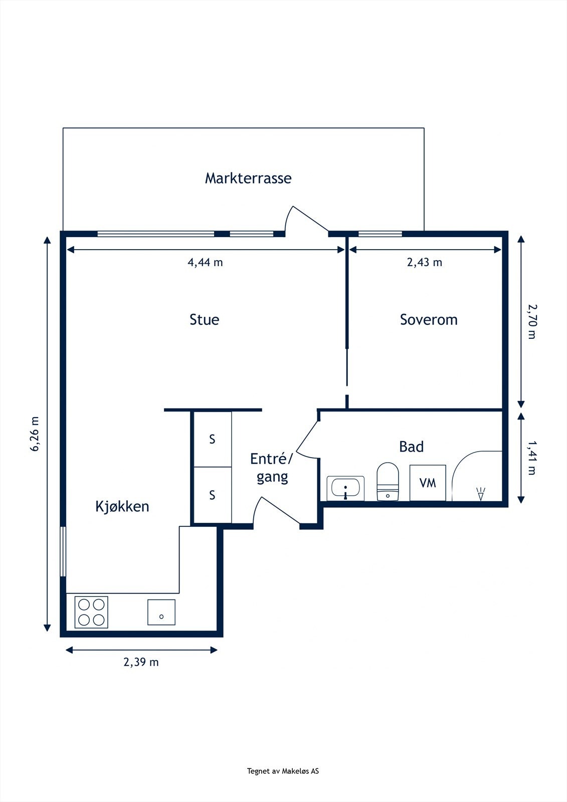 Plantegning. Galleribilde