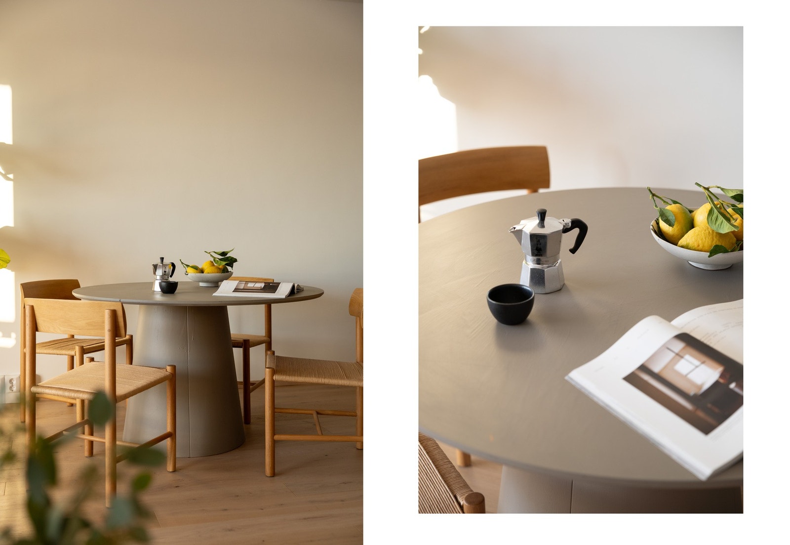 Stilrent Sigdal kjøkken med mørke fronter. Galleribilde