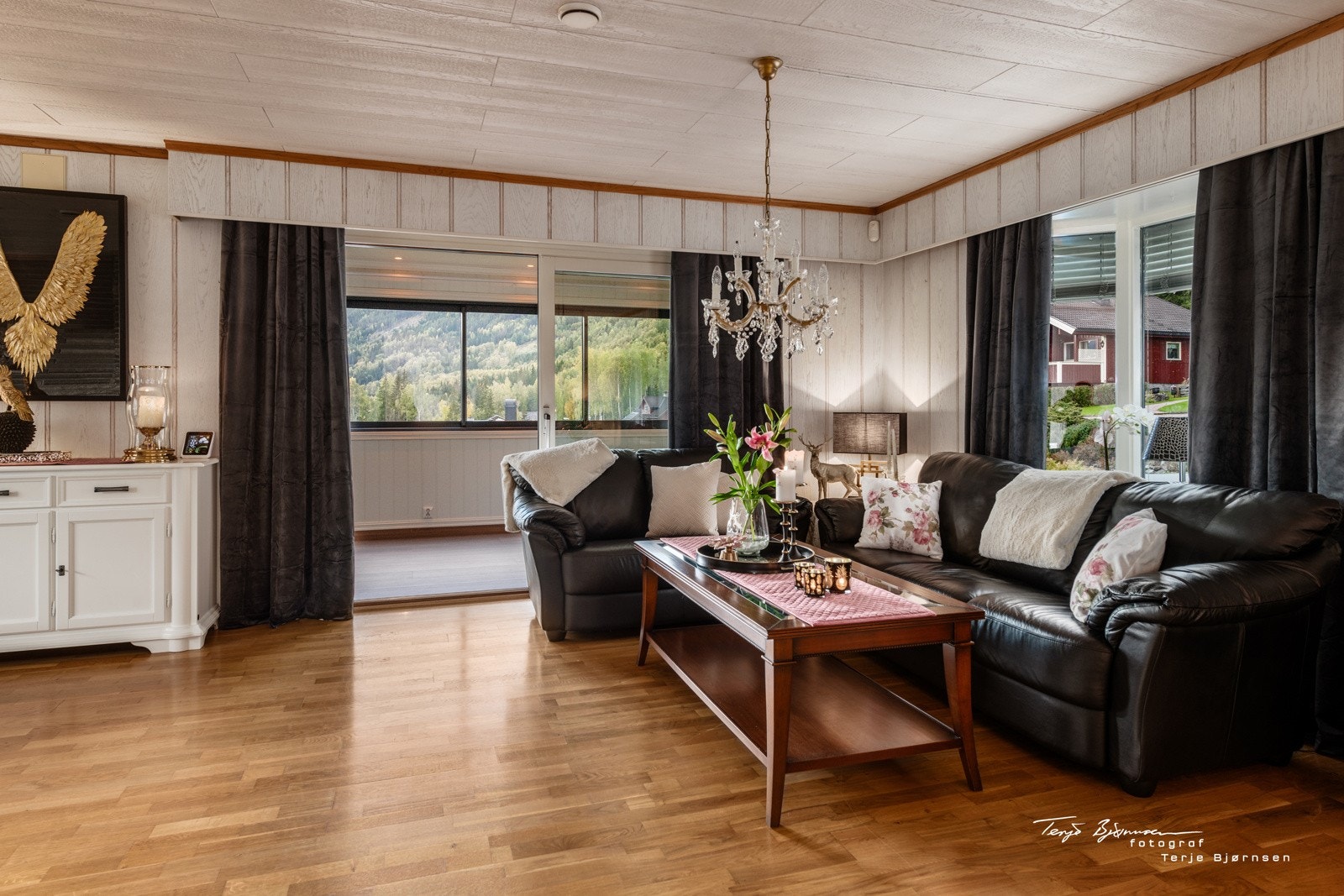 Skyvedører til vinterhage. Galleribilde