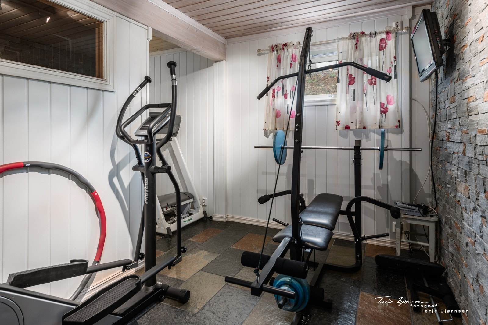 Eget trimrom. Galleribilde