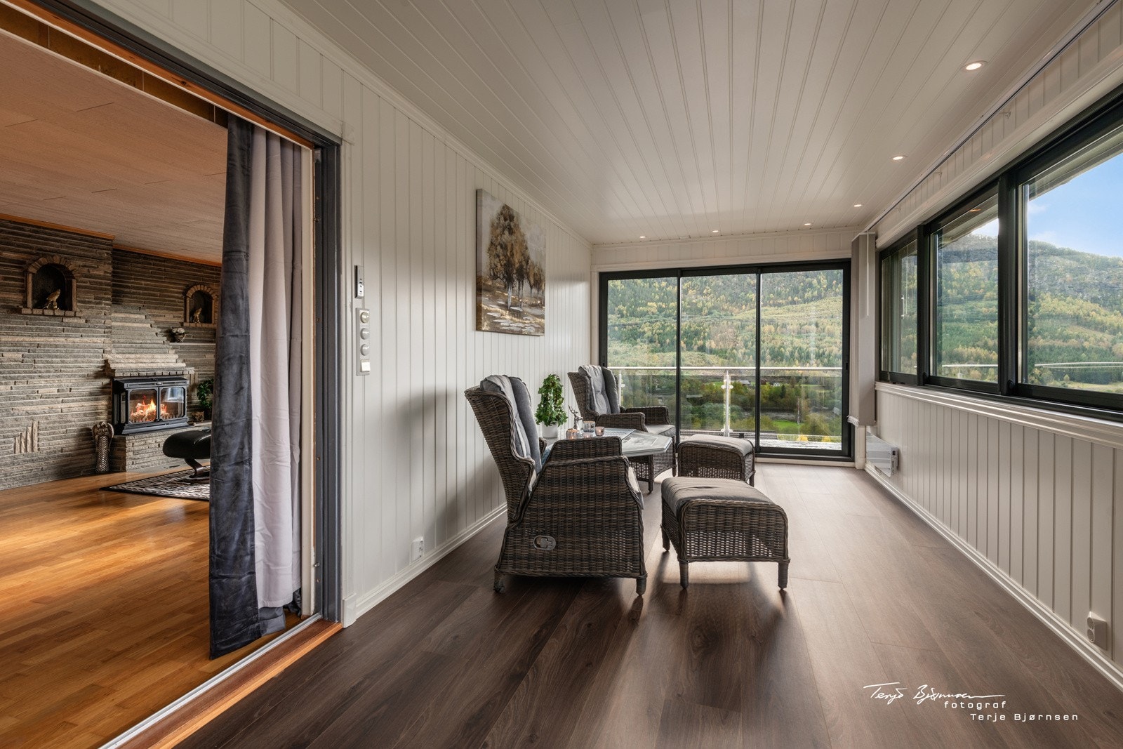 Vinterhage. Fullt isolert. Galleribilde