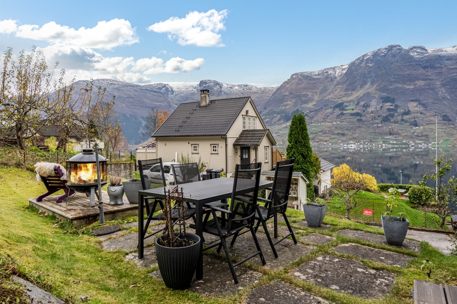 Her kan du nyte fine dager med en herlig utsikt. Galleribilde