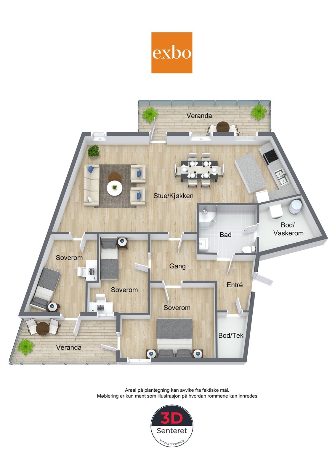 Plantegning Galleribilde