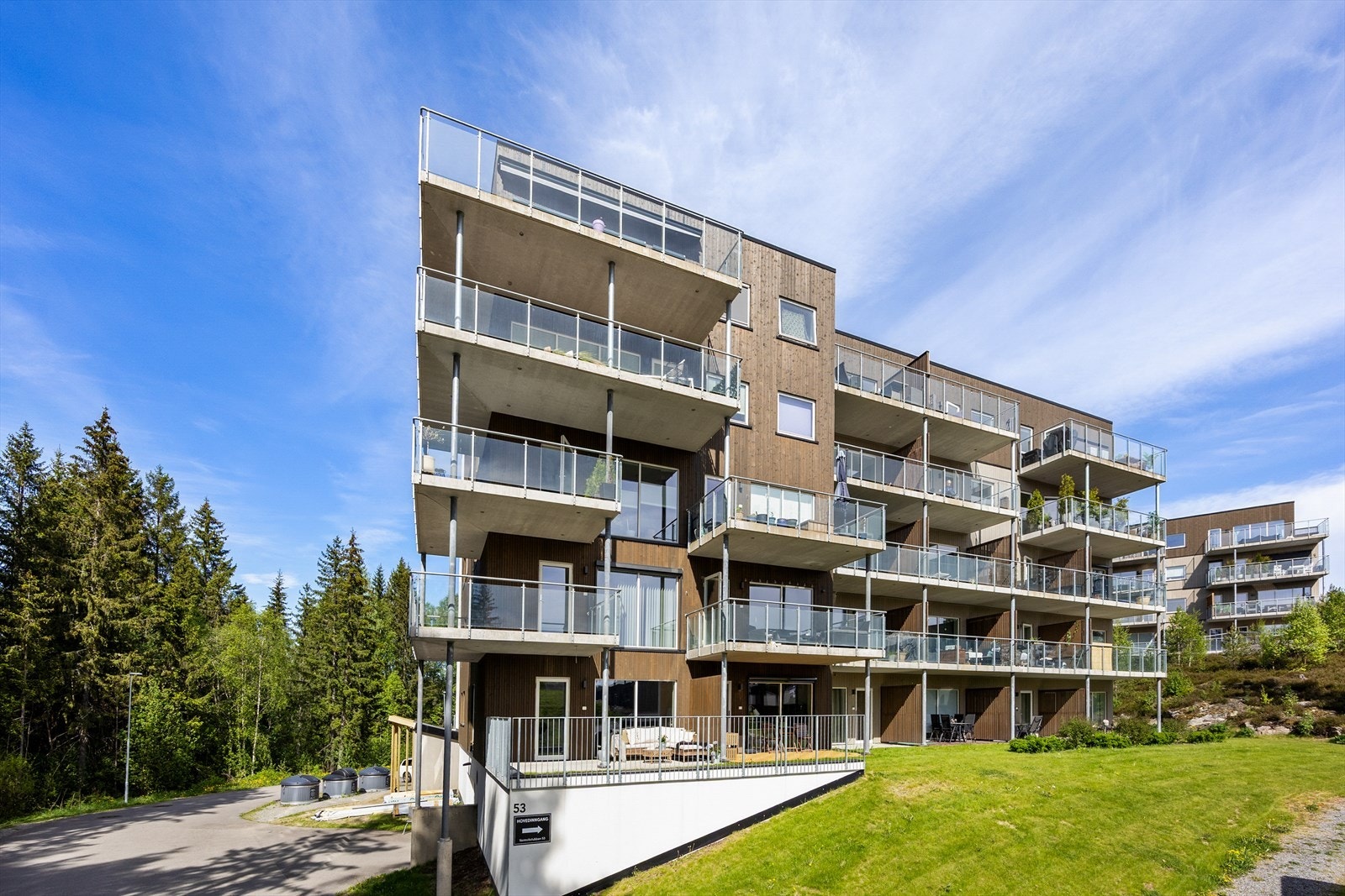 Byggets fasade Galleribilde