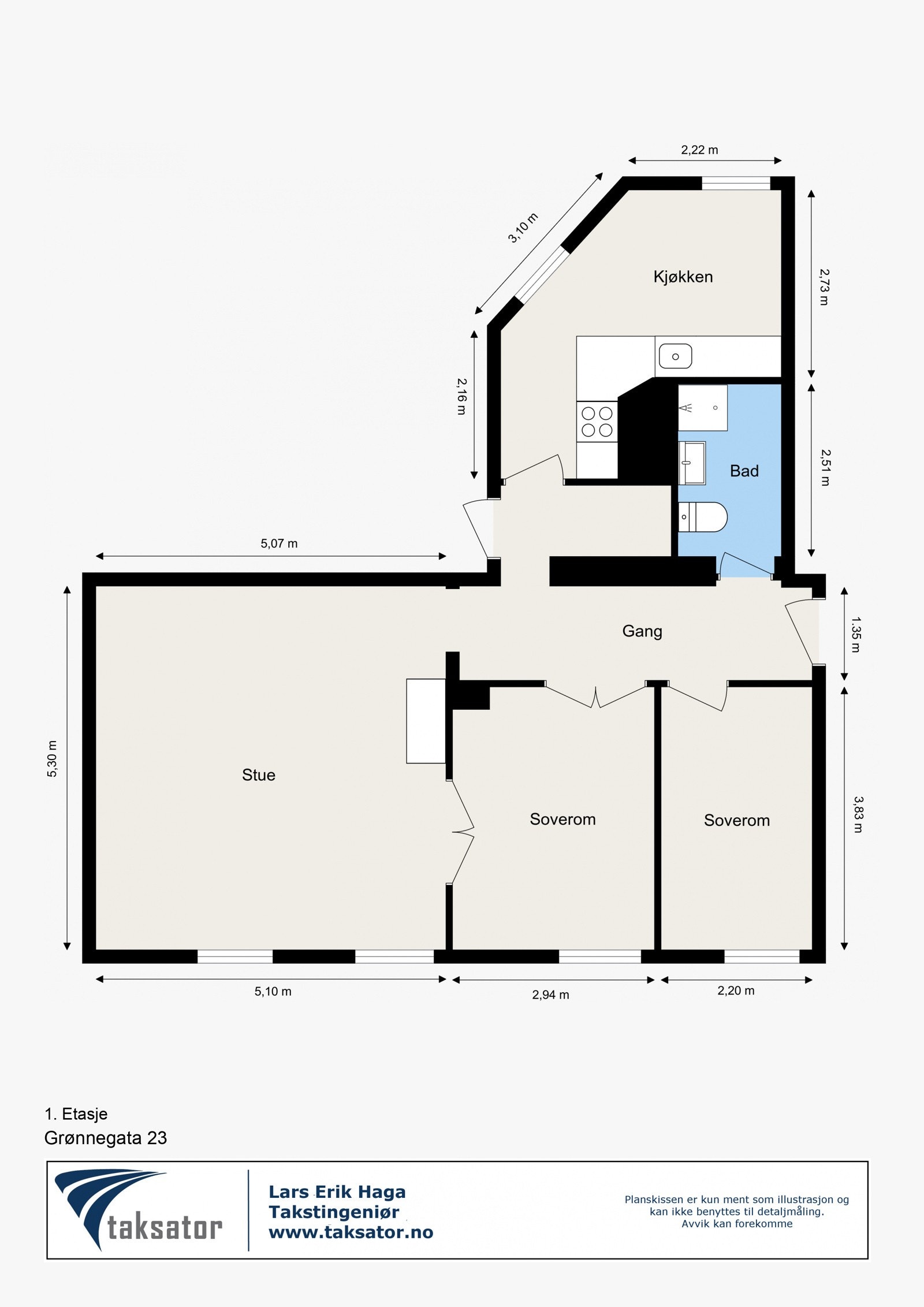 Plantegning Galleribilde