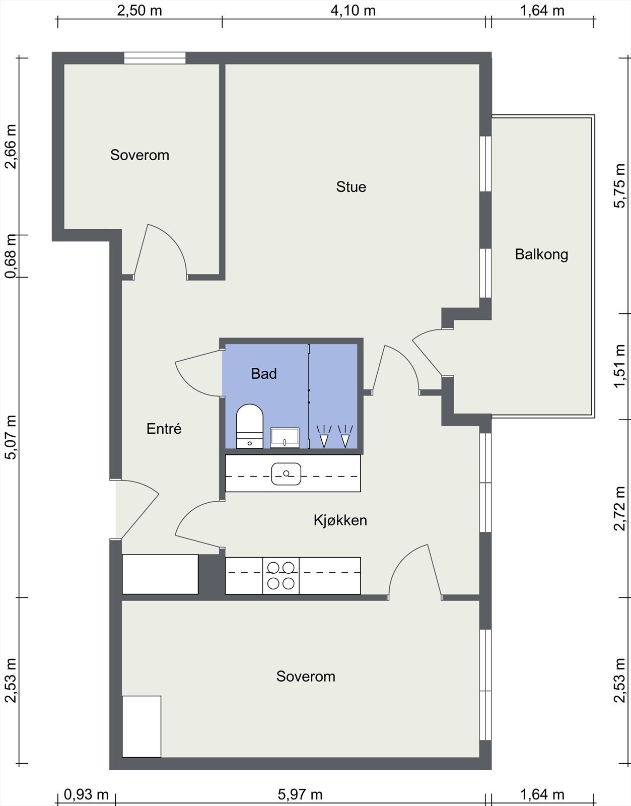 Planskisse - 11. etasje Galleribilde