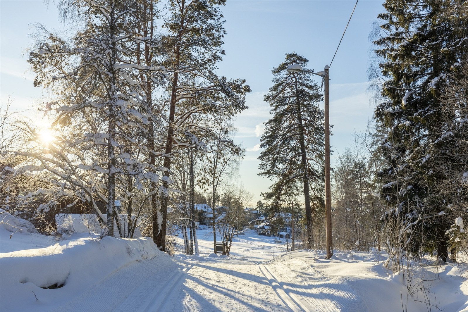 Ved Langsetløkka går det milevis med skiløyper Galleribilde