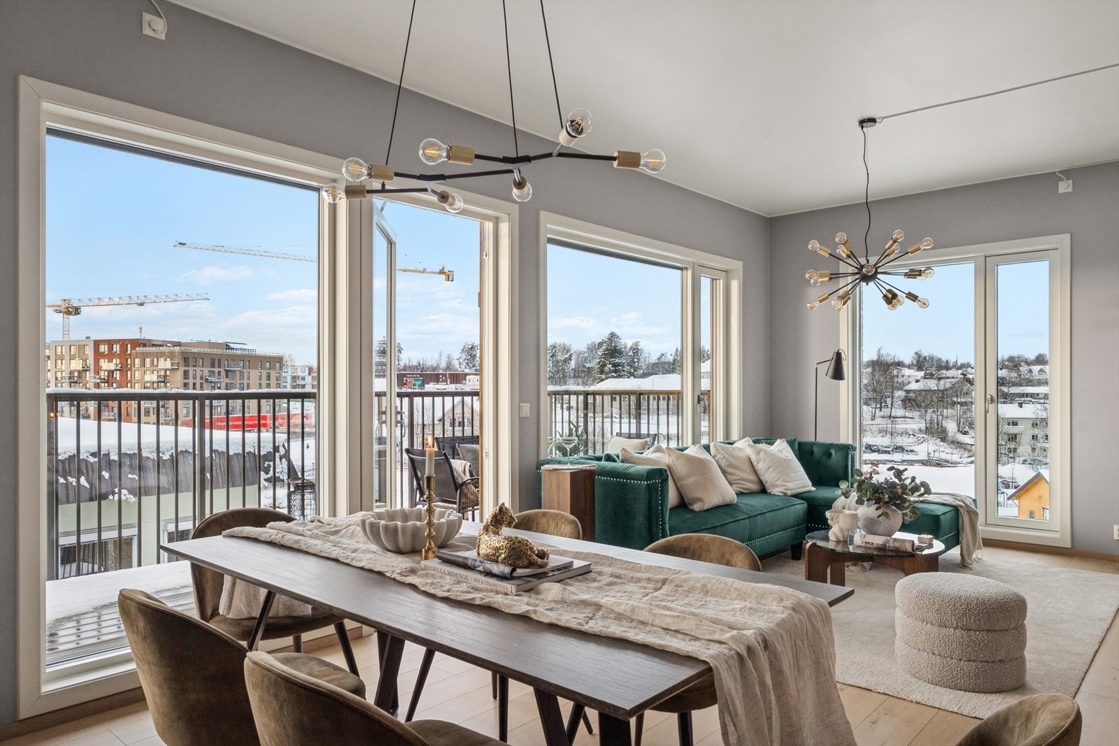 God plass for møblering i åpen sone. Galleribilde