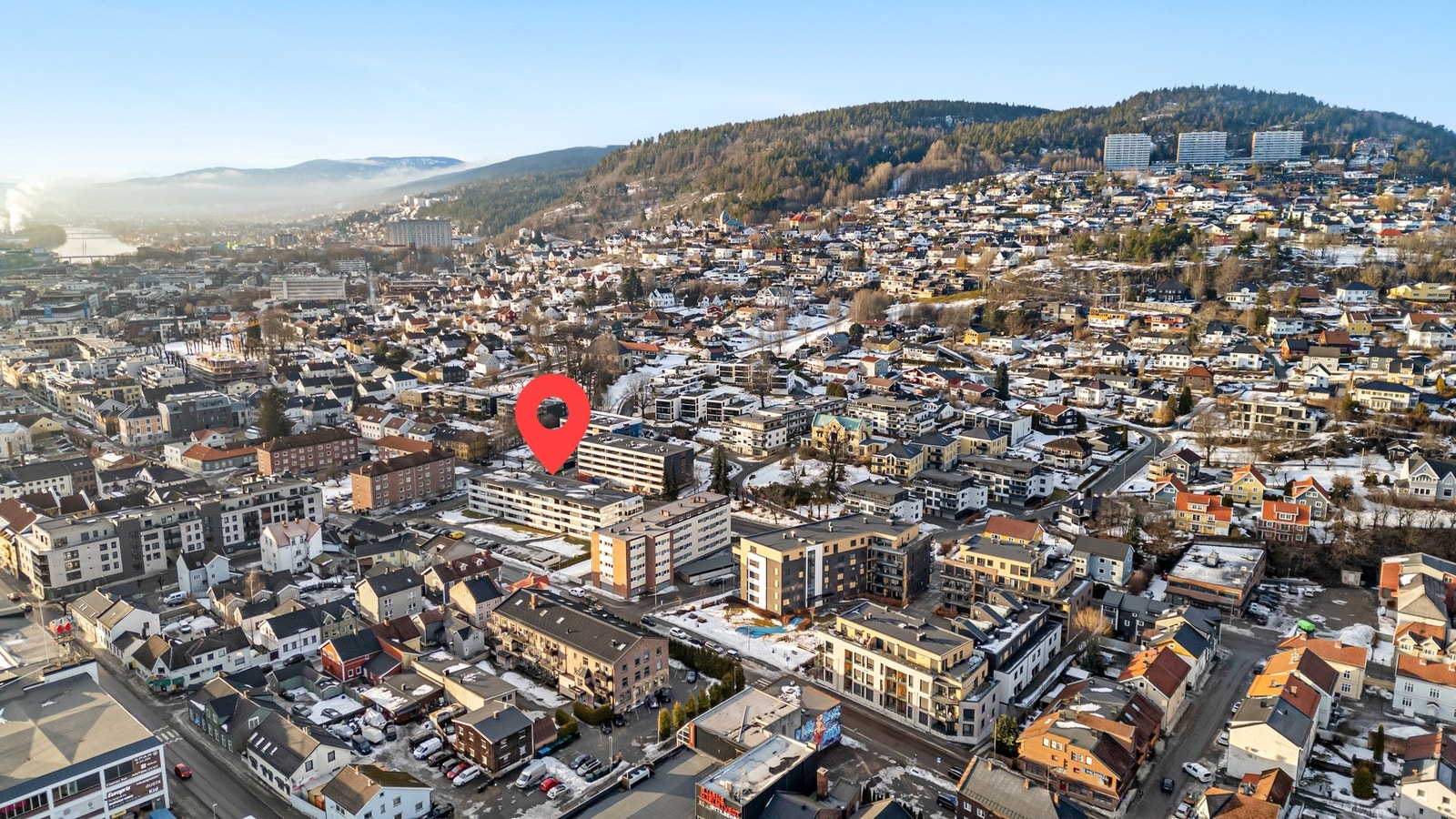 Området kan by på flotte turstier i marka og langs elvepromonaden Galleribilde