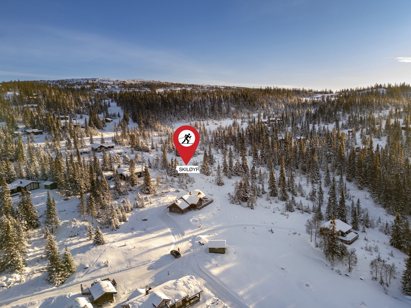 Umiddelbar nærhet til langrenn og alpinbakken. Galleribilde