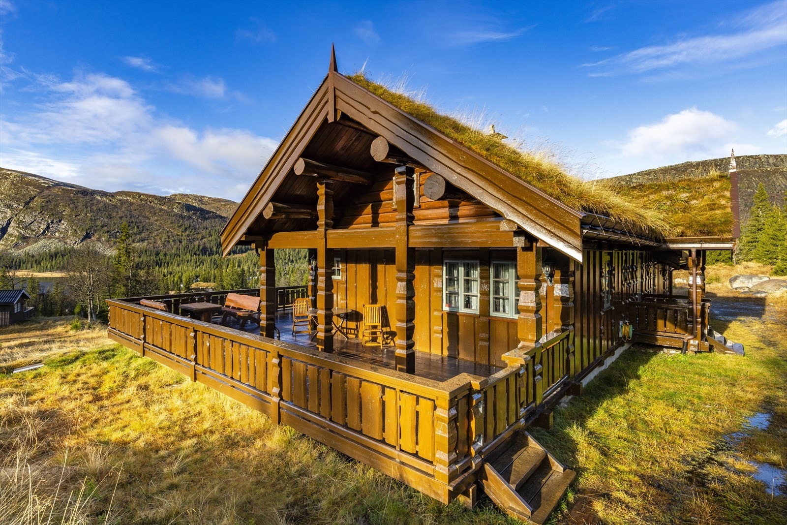 Hytten er like fin på sommeren! Galleribilde