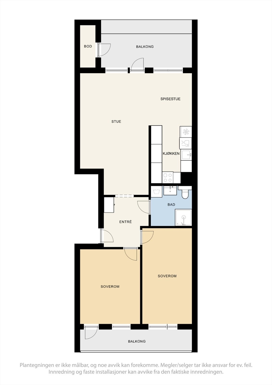 Plantegning Galleribilde