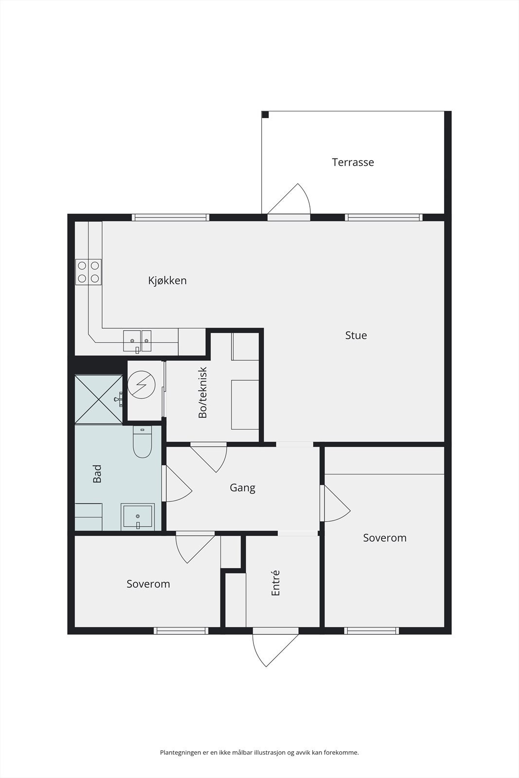 Plantegning. Galleribilde